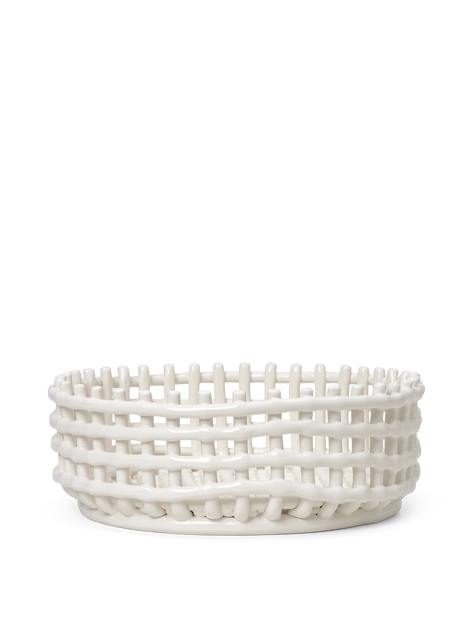 Ceramic Centrepiece in Off-white by ferm LIVING