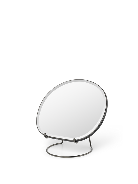 Ferm Living - Pond Mirror - Small - Dark Chrome