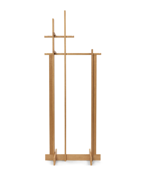 Bridge Clothes Stand – Oiled Oak | Elegant Clothes Rack