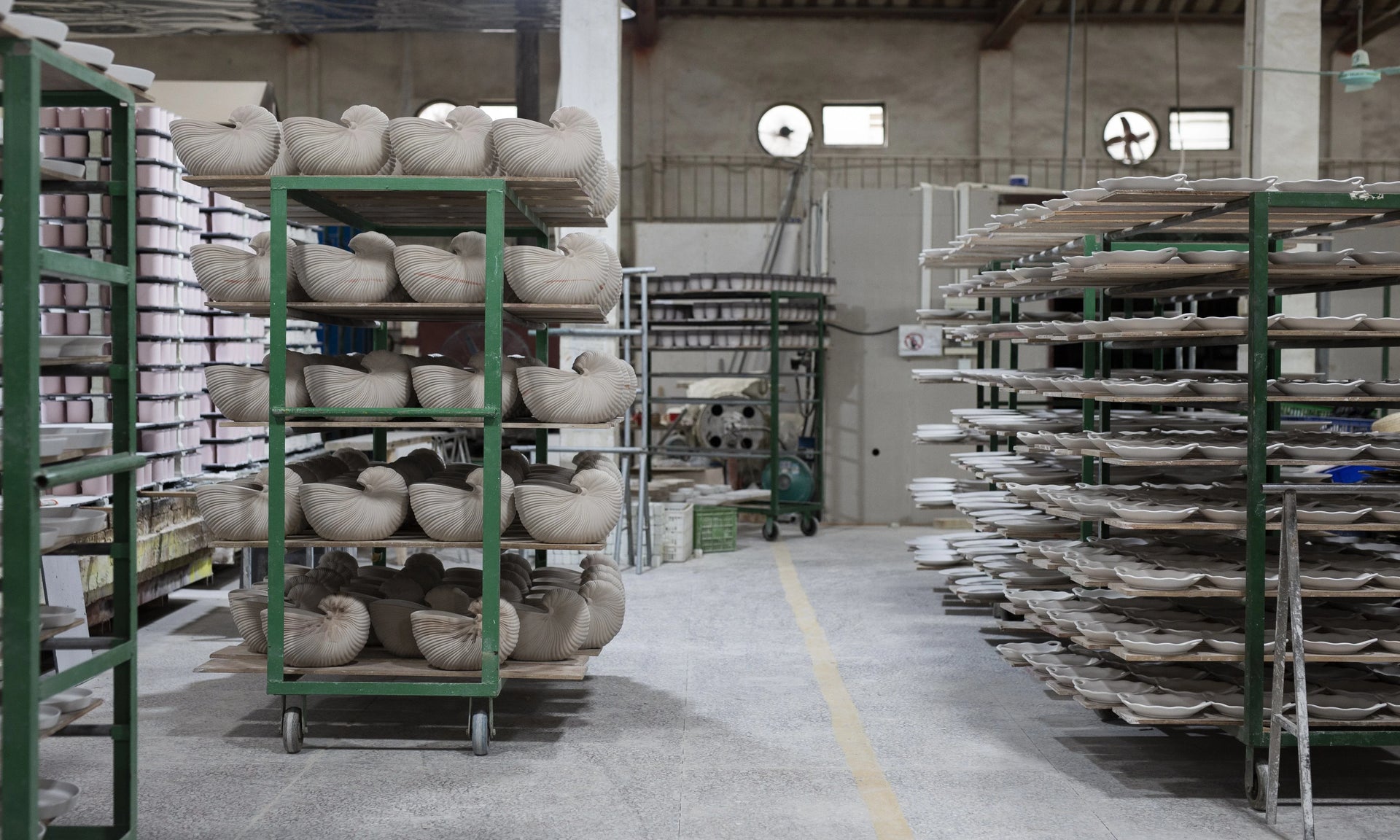 Behind the Shell Pot Production