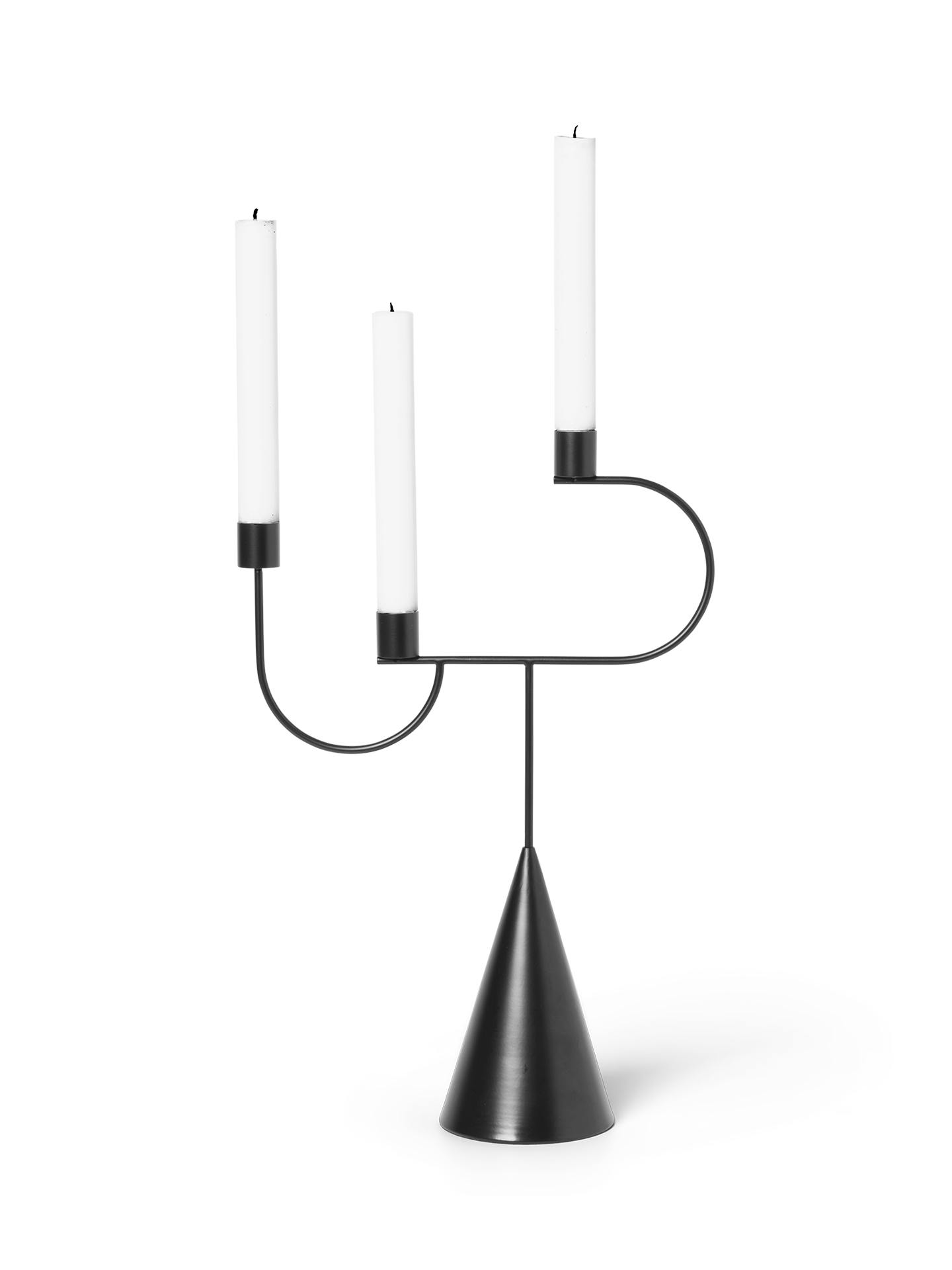 Avant Candelabra - Black by ferm LIVING