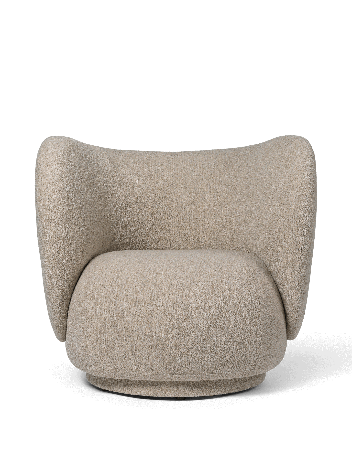 Rico Lounge Chair - Soft Bouclé - Natural