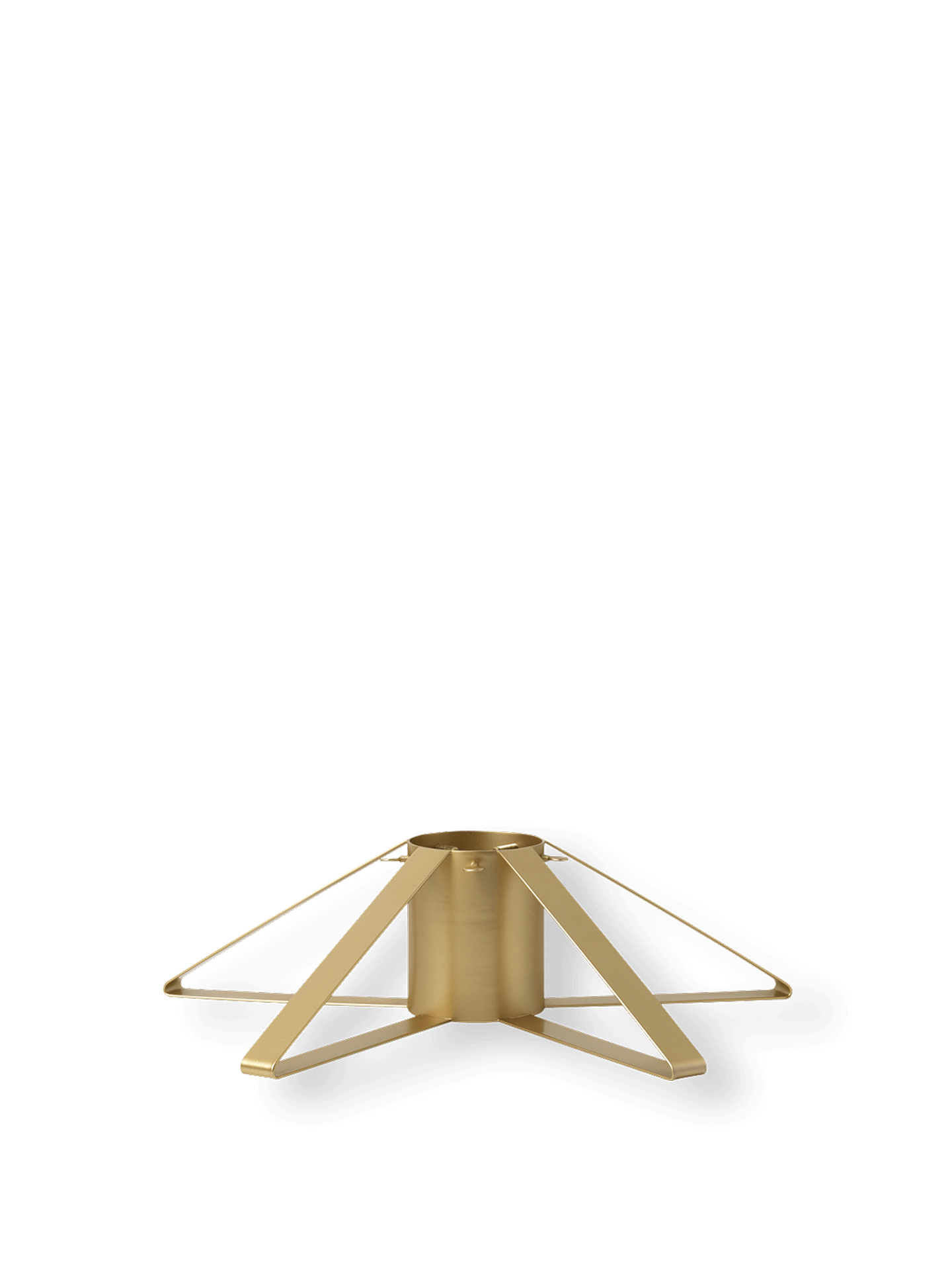 Christmas Tree Foot - Brass