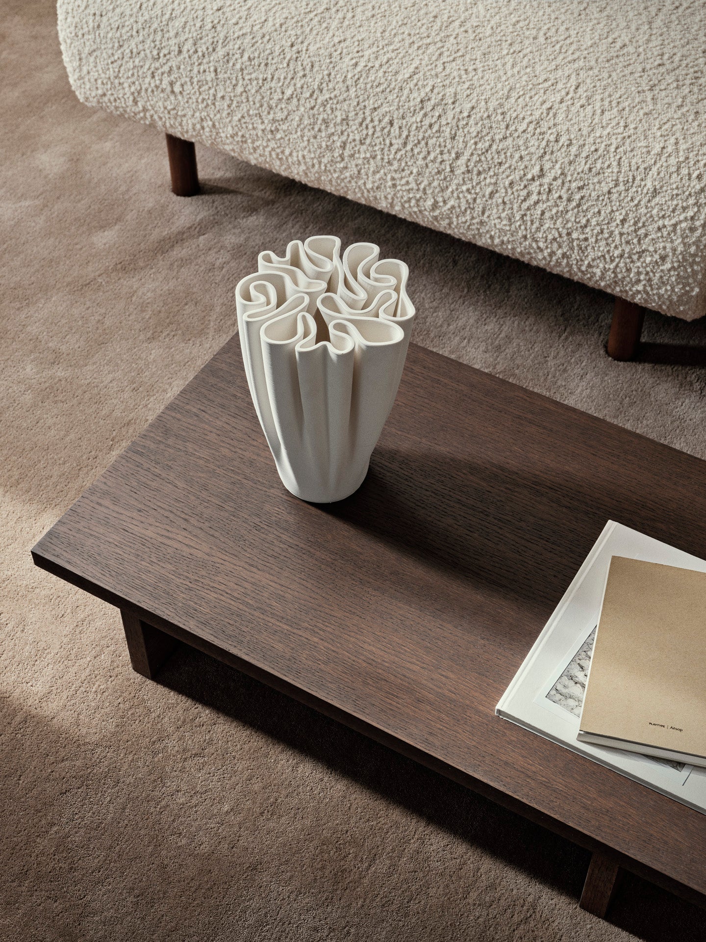 Kona Low Table - Dark Stained Oak | Ferm Living