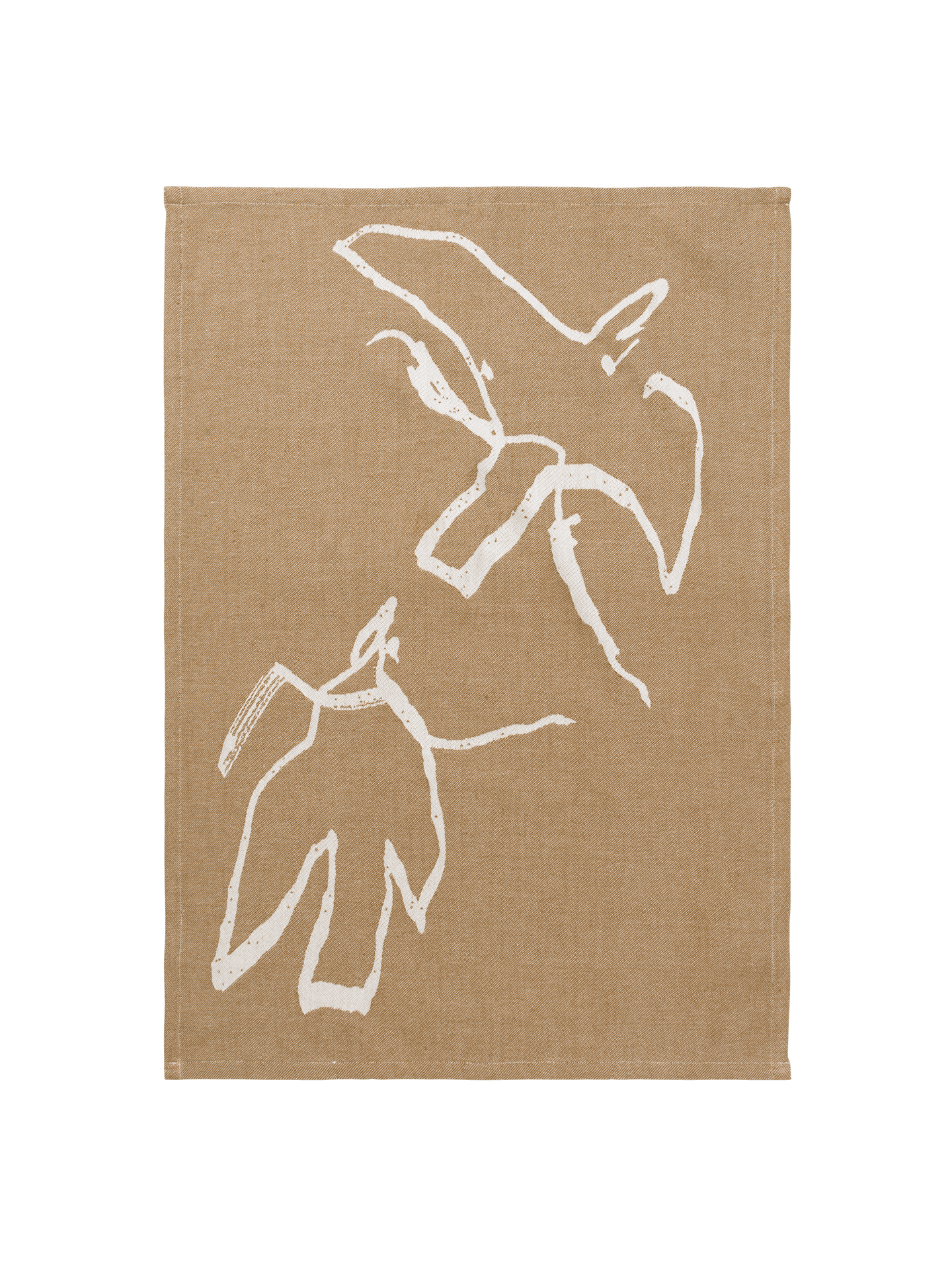 Vuelo Tea Towel - Sugar Kelp/Off-White