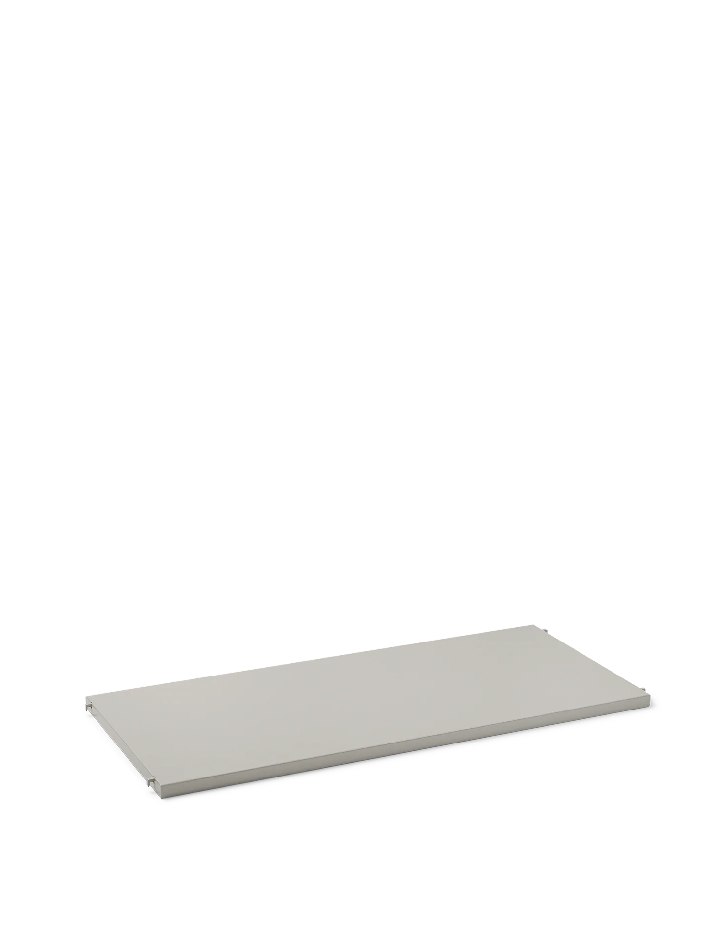 Punctual - Solid Metal Shelf - Light Grey