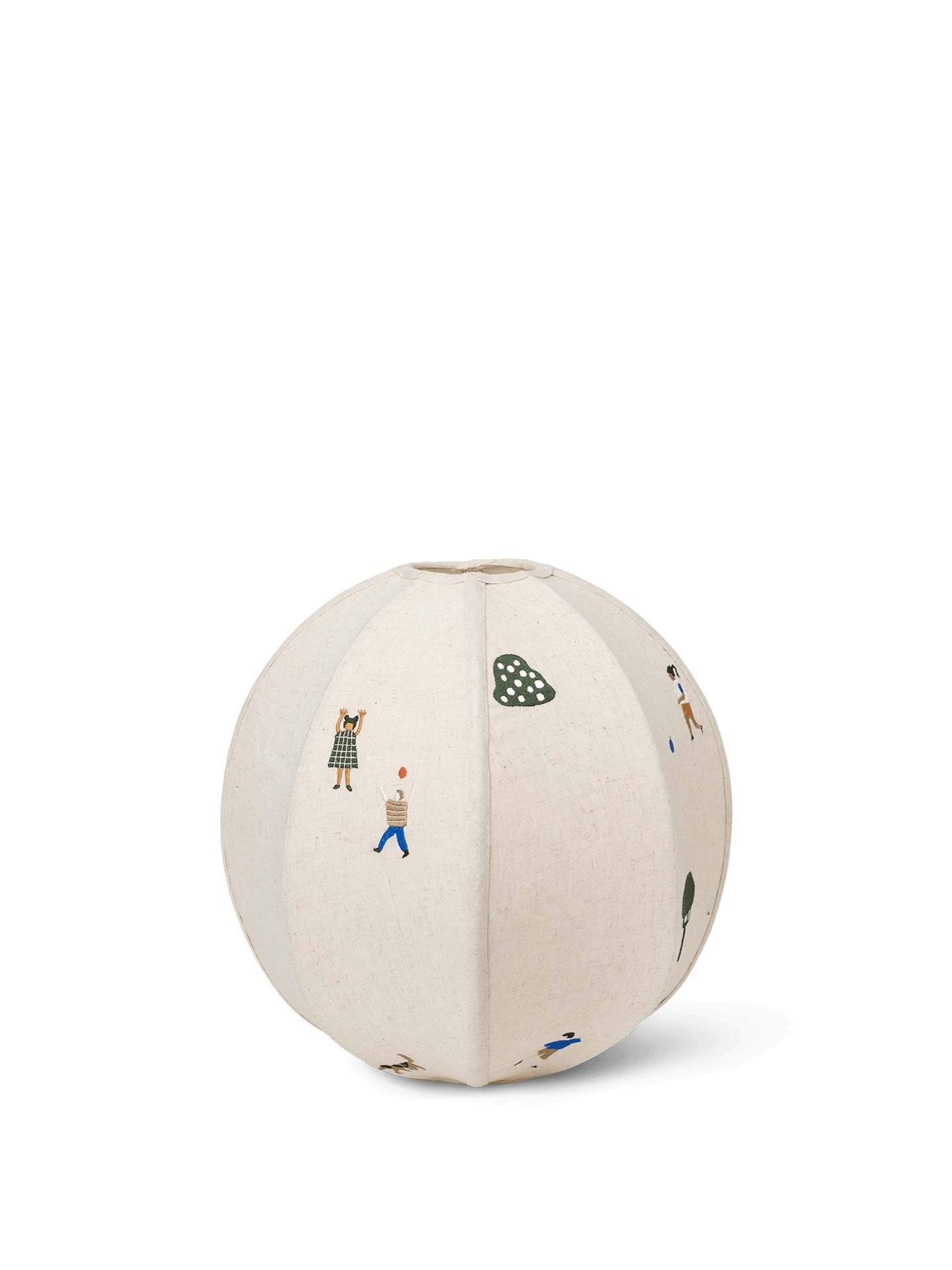 The Park Embroidered Textile Lampshade