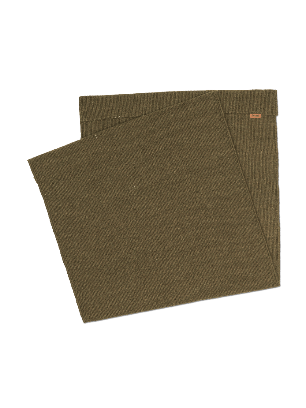 Desert Lounge Seat in Oliv, zusammengelegter Sitzbezug aus gewebtem Textil
