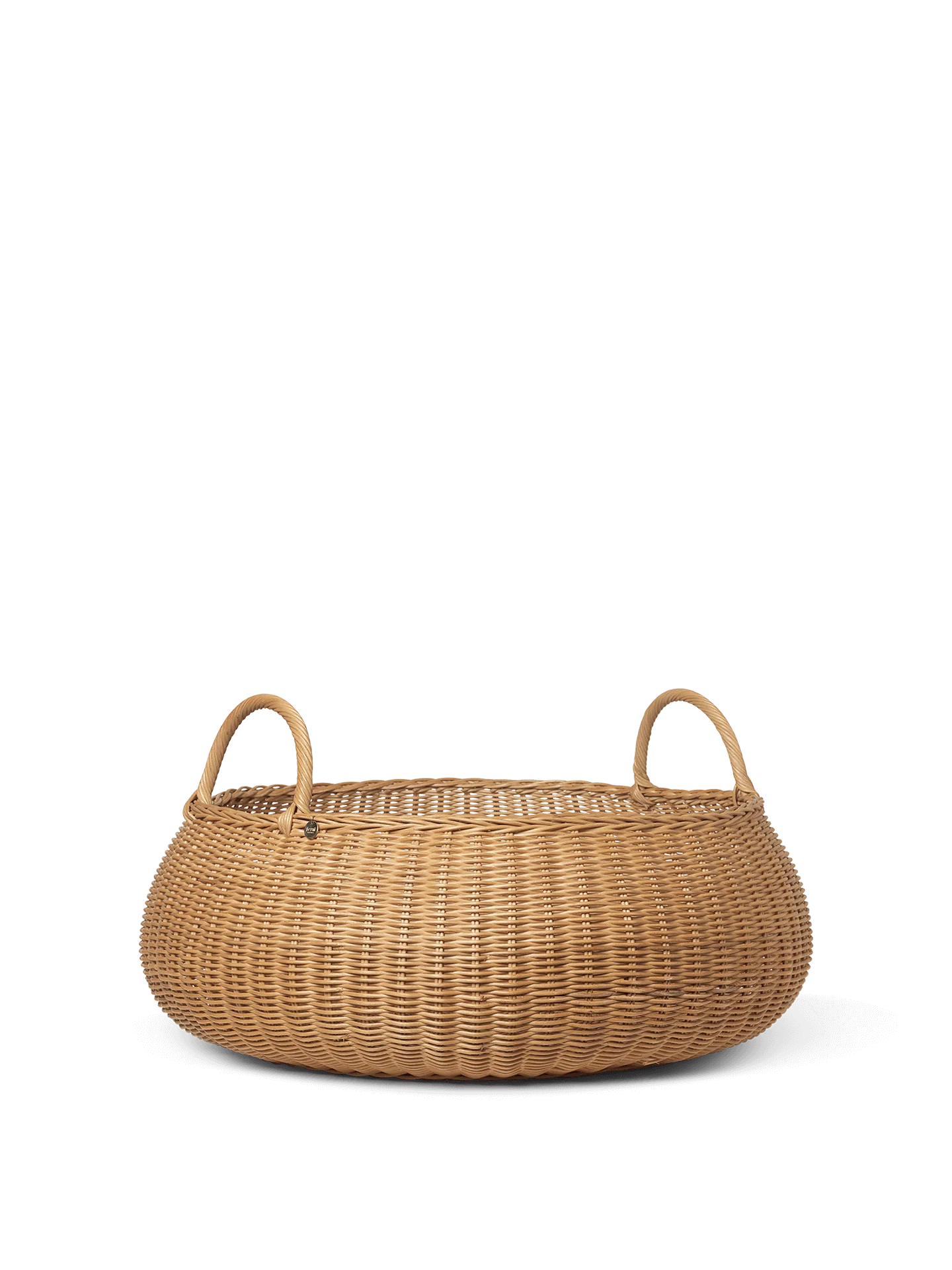 Ferm Living Braided Basket In White