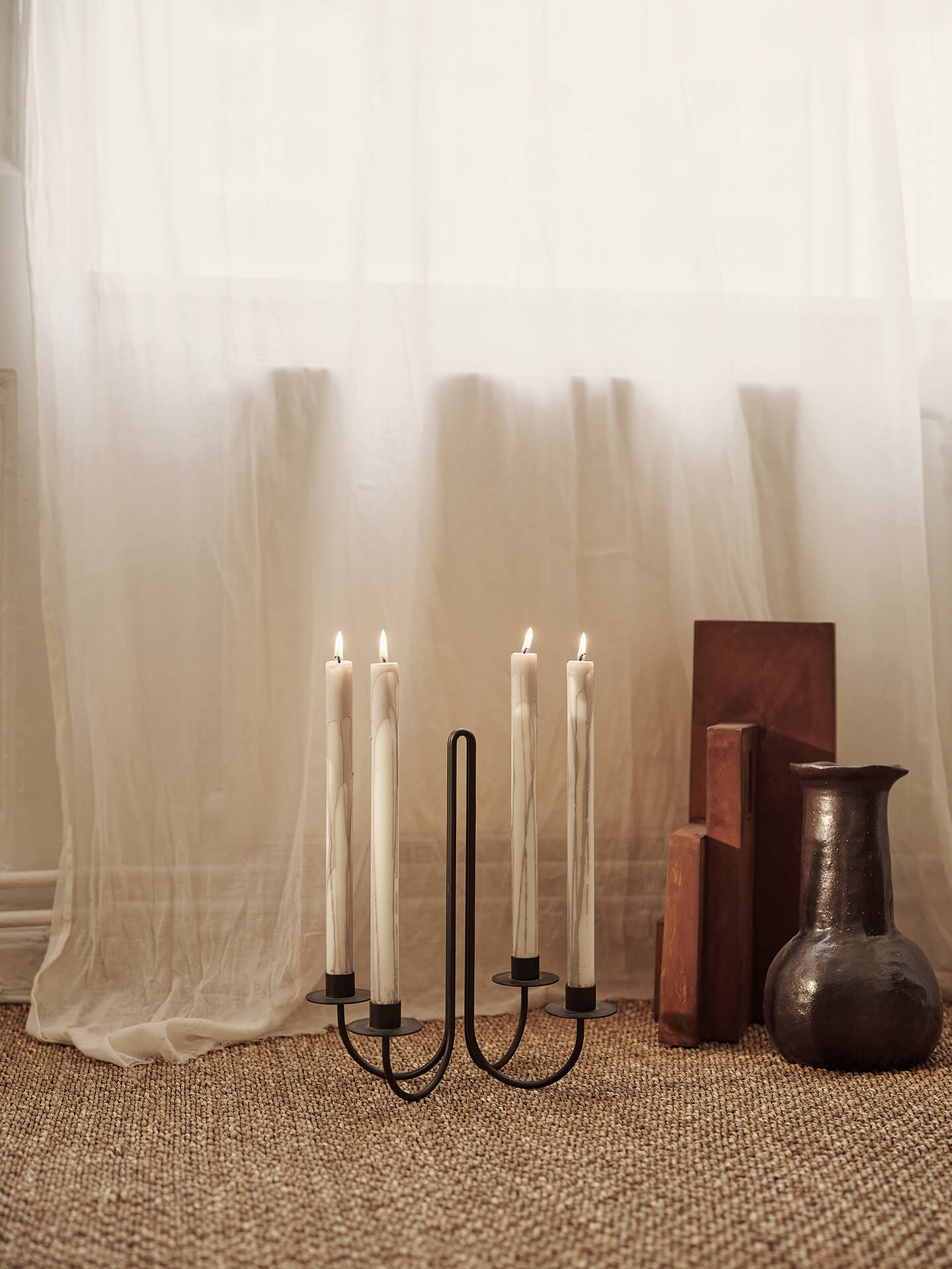 Sway Candelabra in Black | ferm LIVING