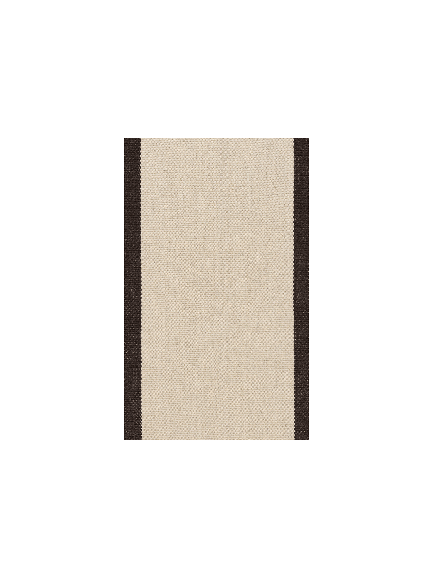 Rug Sample - Calm Kelim - Off-white/Coffee