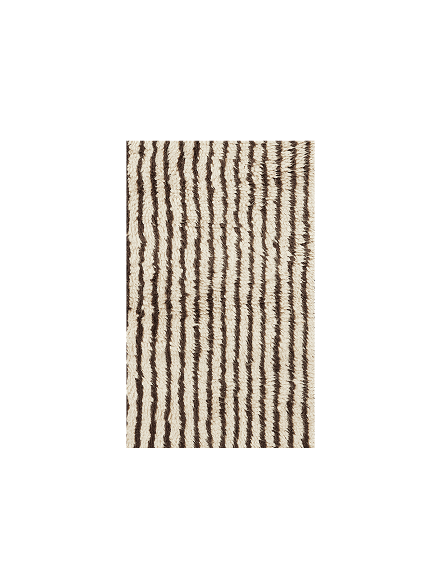 Rug Sample - Kami Knotted - Off-white/Coffee
