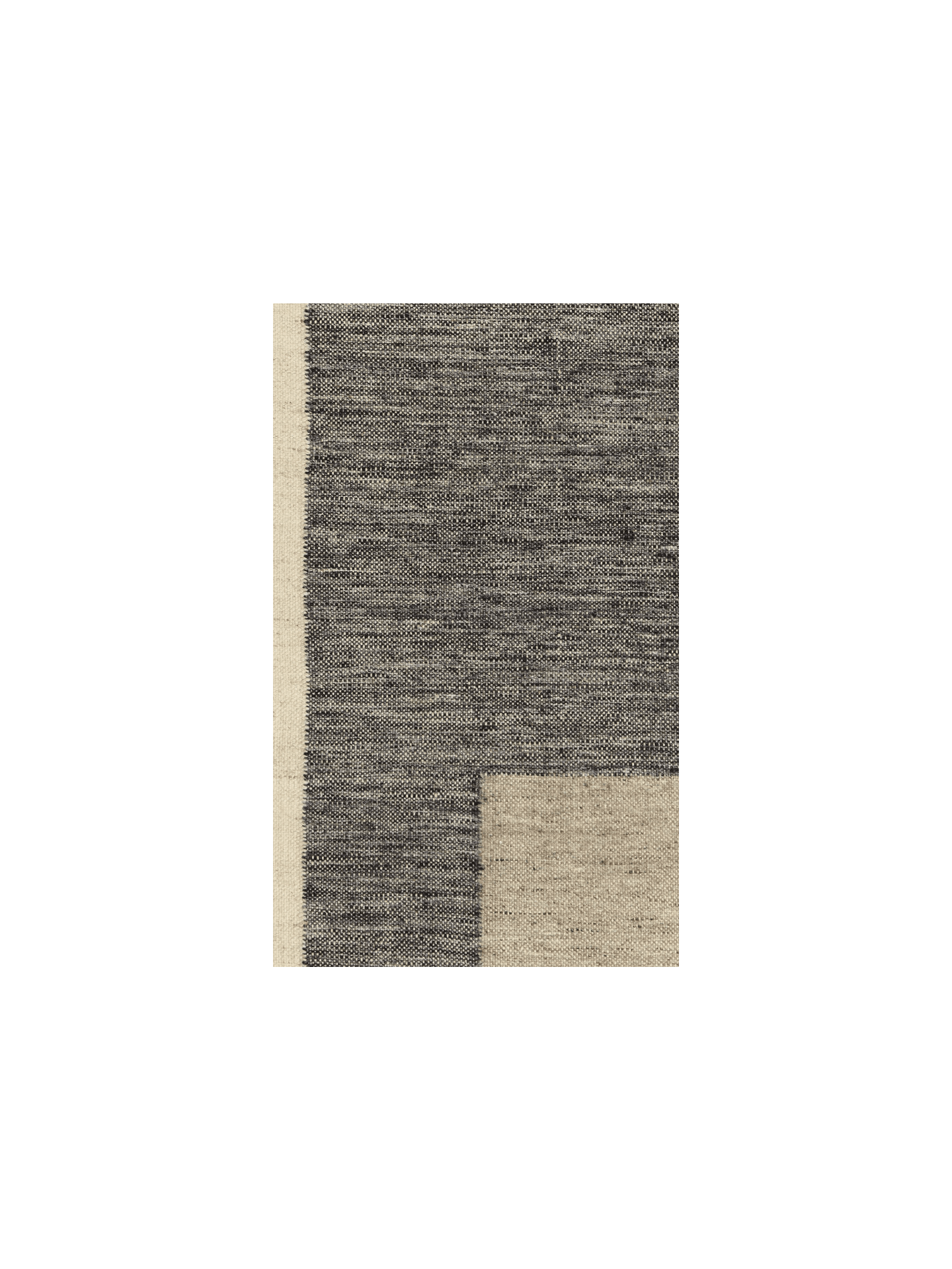 Rug Sample - Counter - Charcoal/Off-white