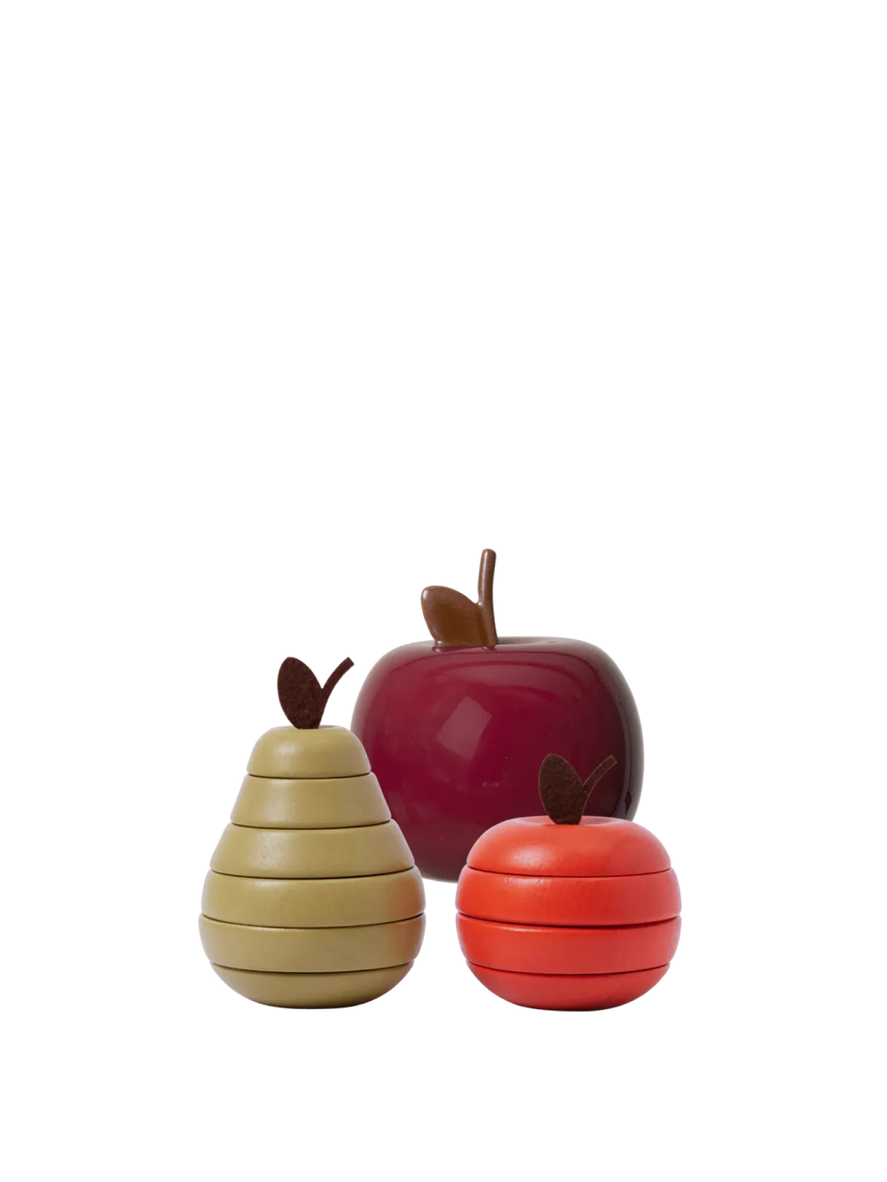 Apple Money Bank & Stacking Apple and Pear - Set of 2 - Gift Set