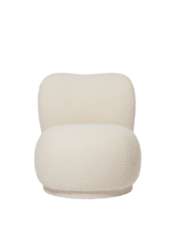 Rico Piccolo Lounge Chair in gebroken wit Nordic bouclé