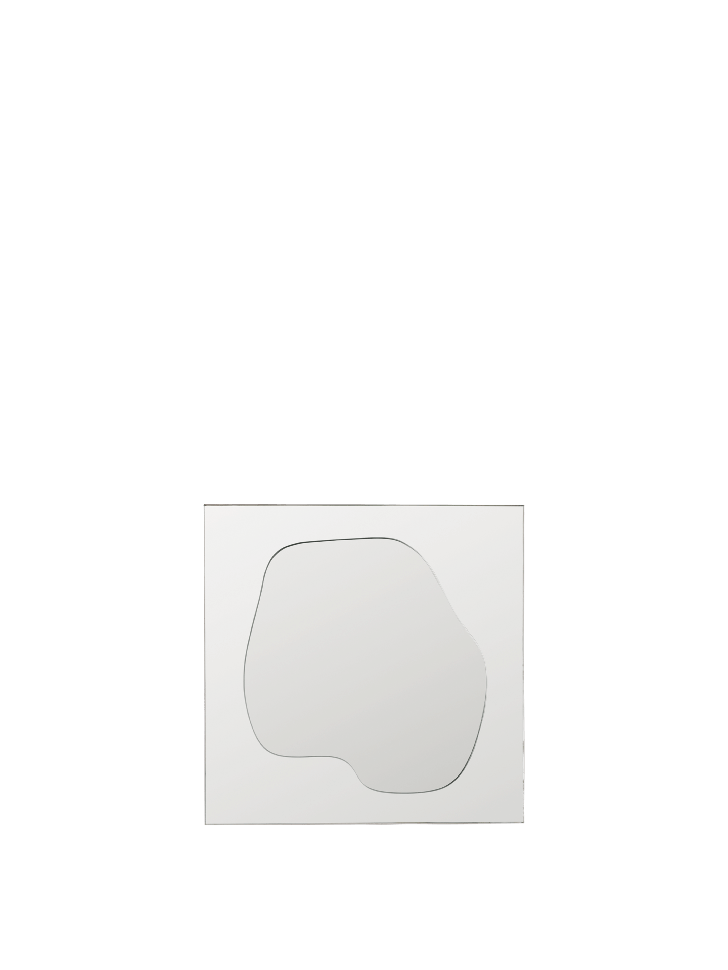 Folia Mirror - Small - Silver