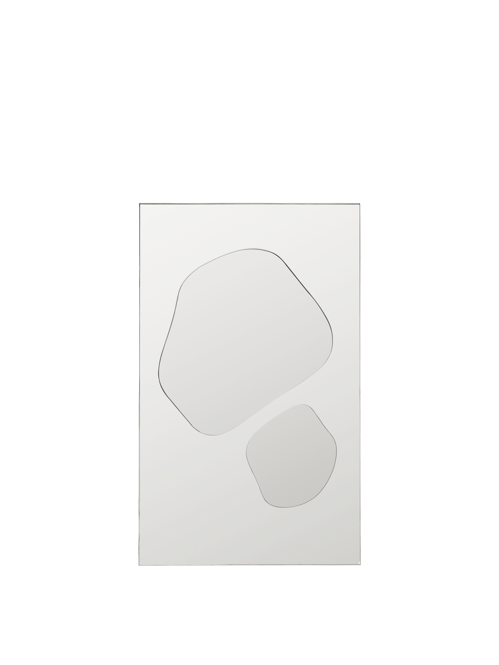 Folia Mirror - Medium - Silver – Ferm Living