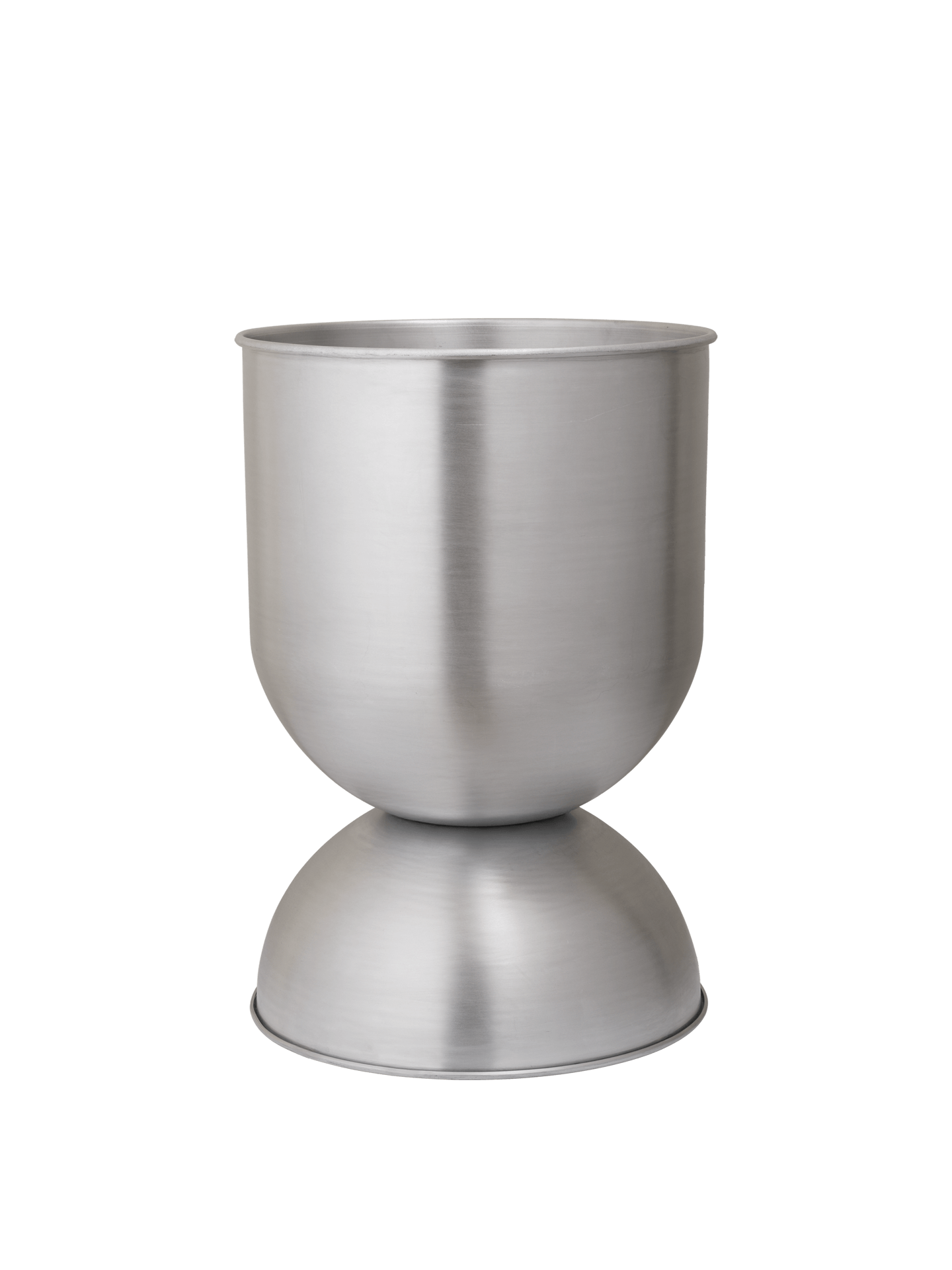 Hourglass Pot - Medium - Aluminium