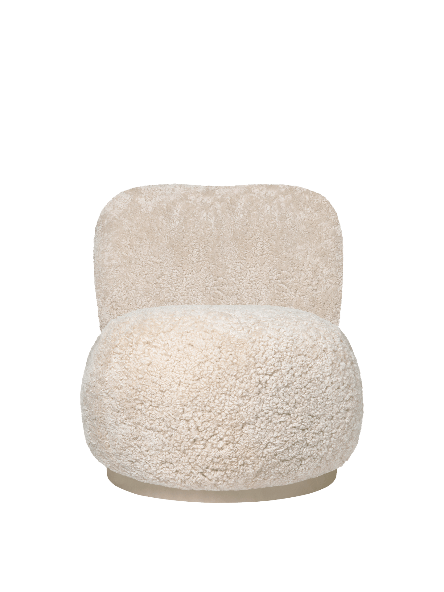 Rico Piccolo Lounge Chair - Sheepskin - Moonlight
