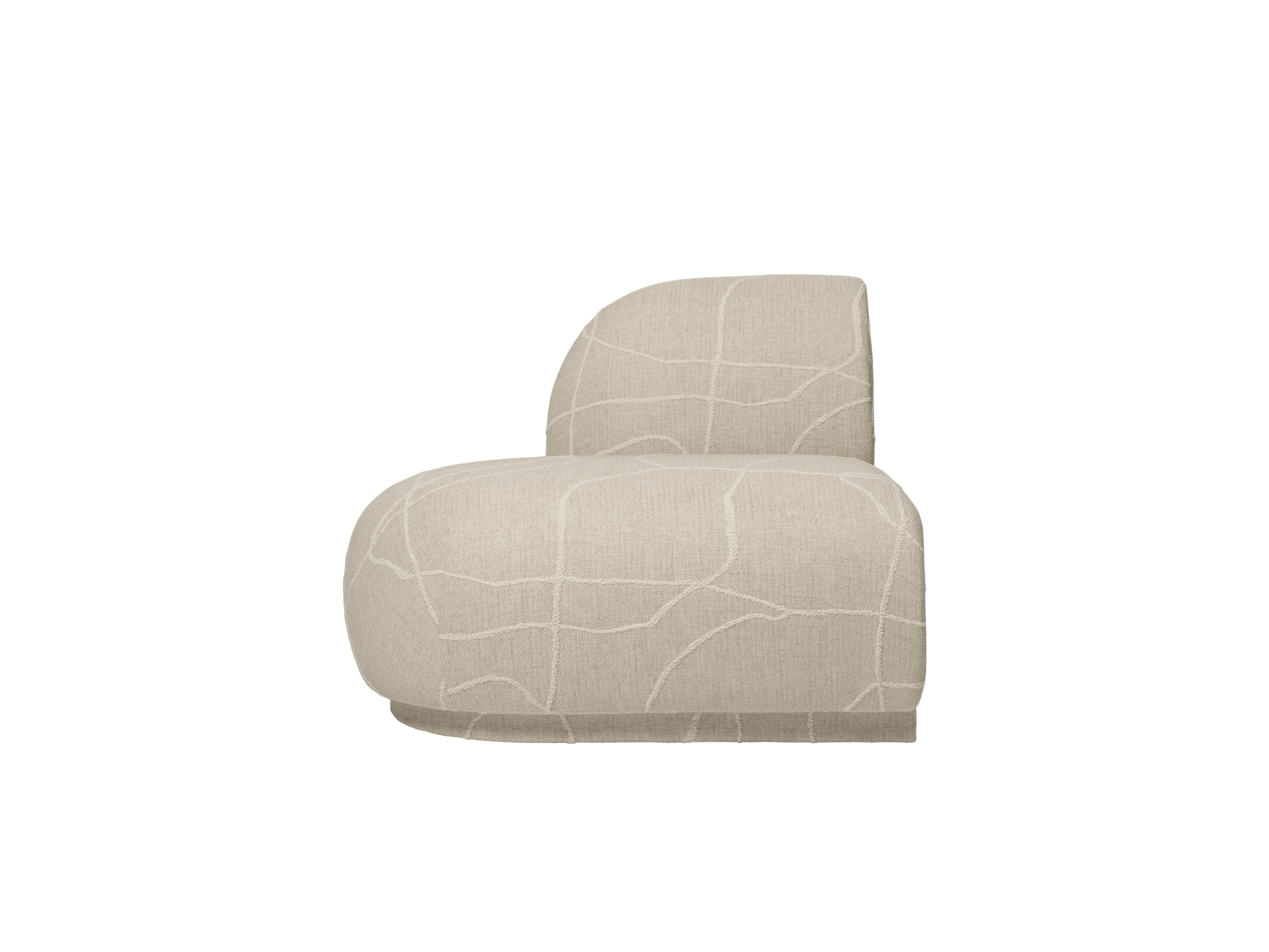 Rico Sofa Open End Left - Can Lis - Sand/Off-White