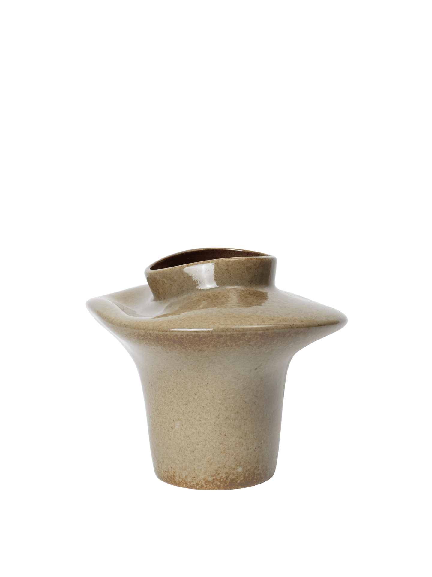 Evio Vase - Small - Elm Green