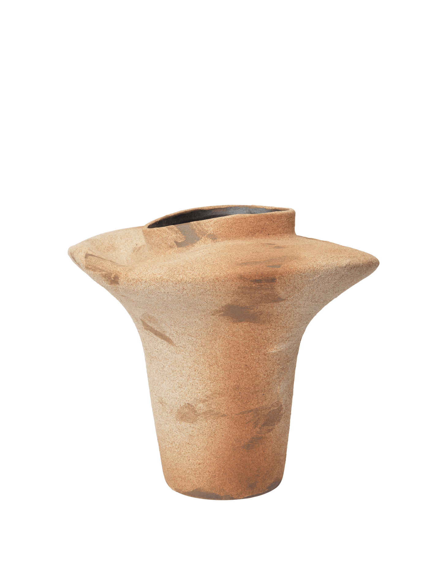 Evio Vase - Large - Burnt Umber