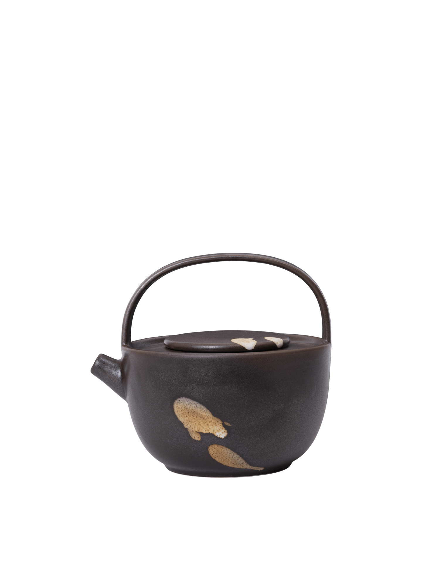 Koyo Teapot - Dark Brown/Buff