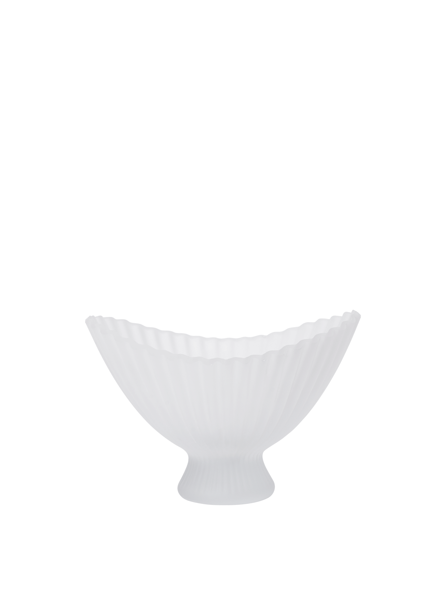 Fountain Glass Bowl - Large - Frosted