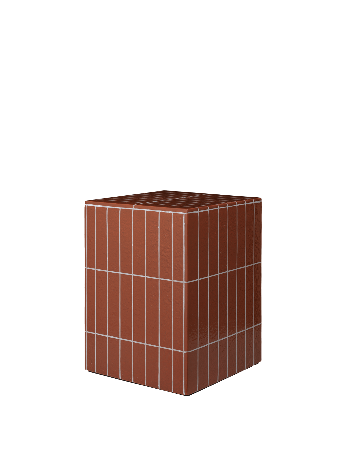 Pillar Side Table - Brown