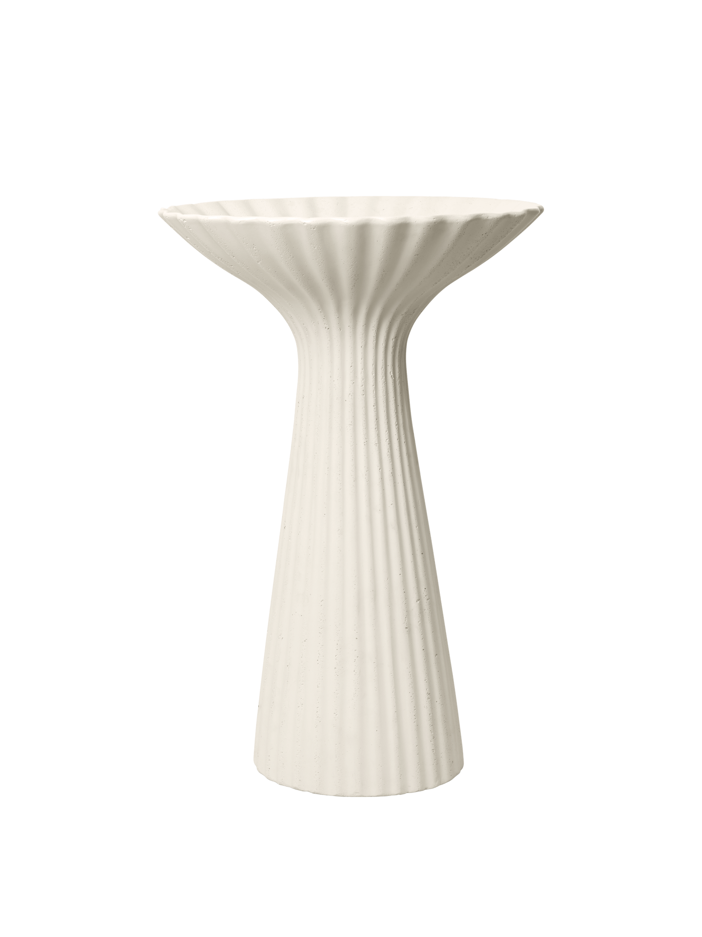 Fountain Pedestal Bowl - Ivory