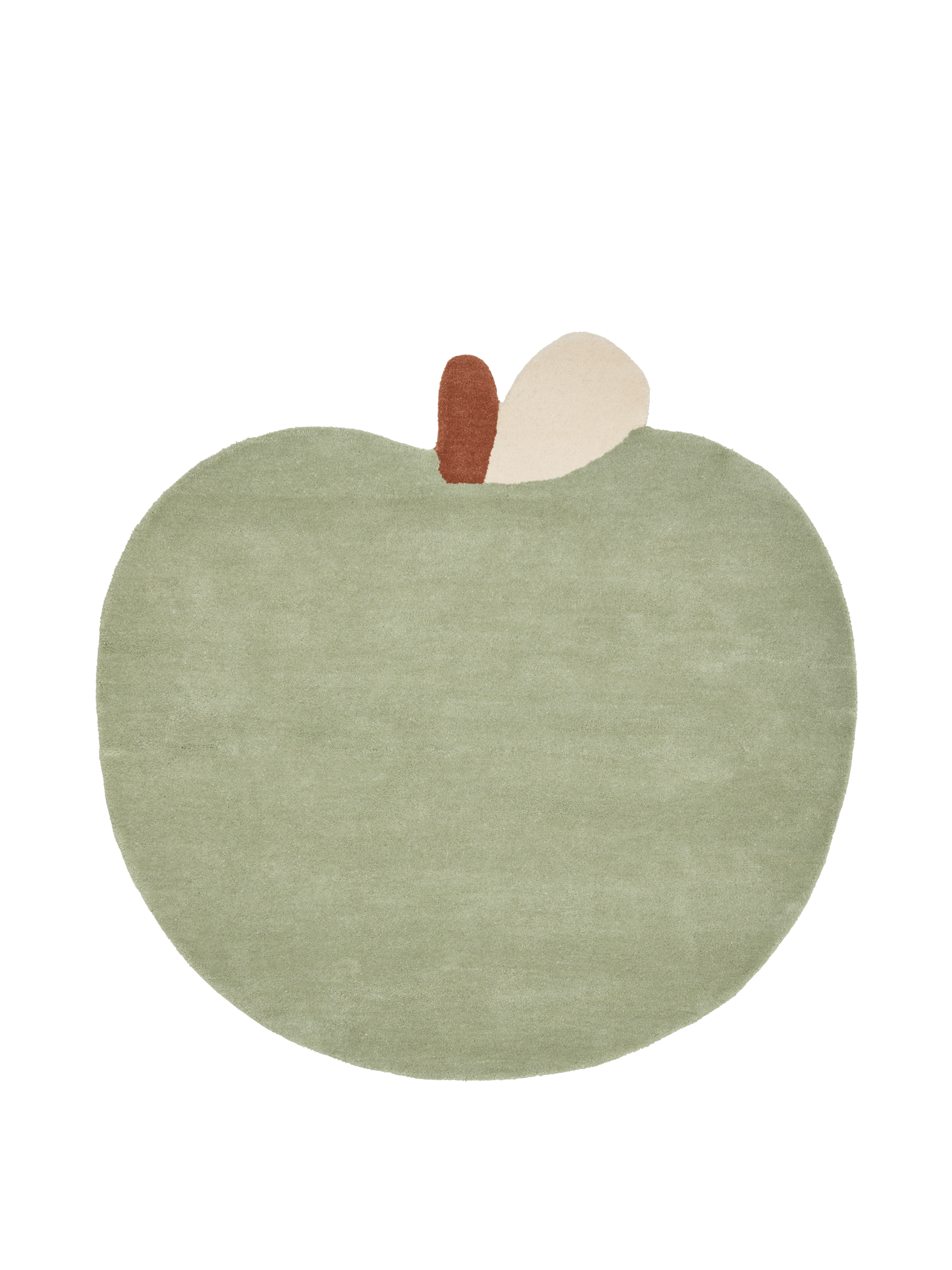 Apple Tufted Rug - Tea Green