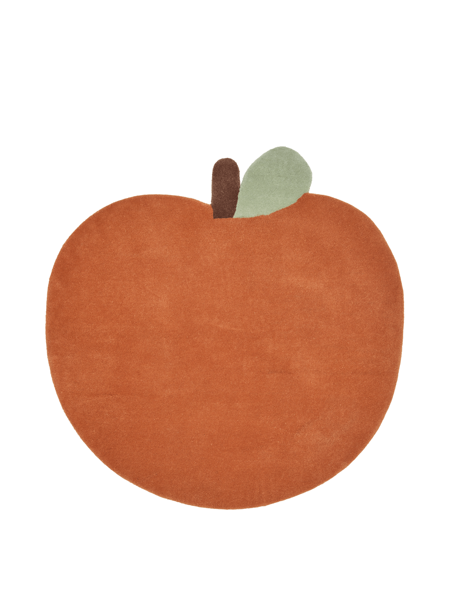 Apple Tufted Rug - Brown Clay