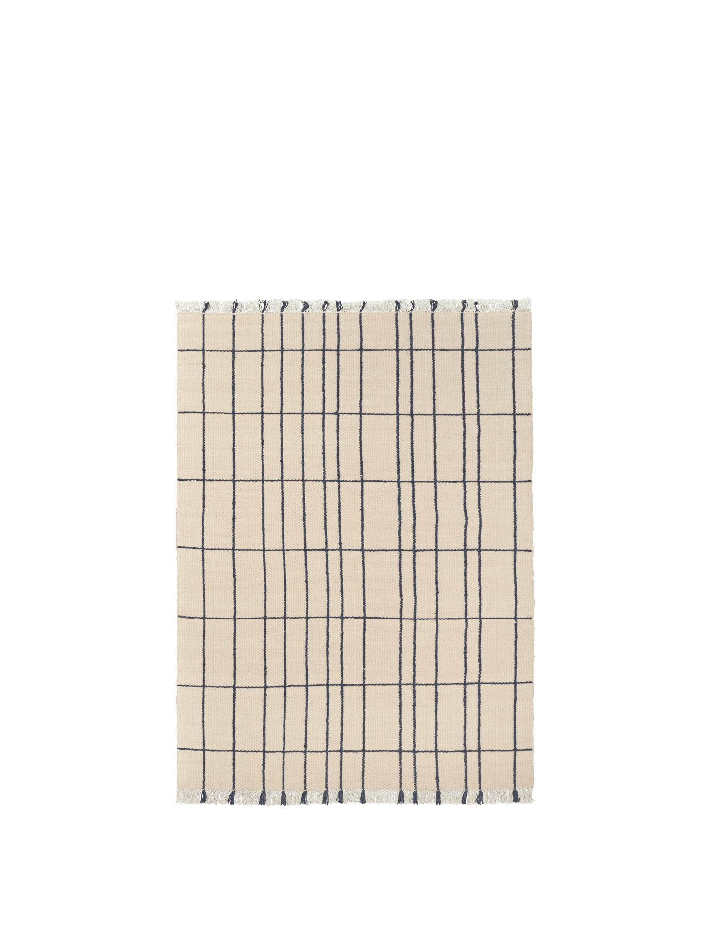 Sen Rug - Parchment/Indigo