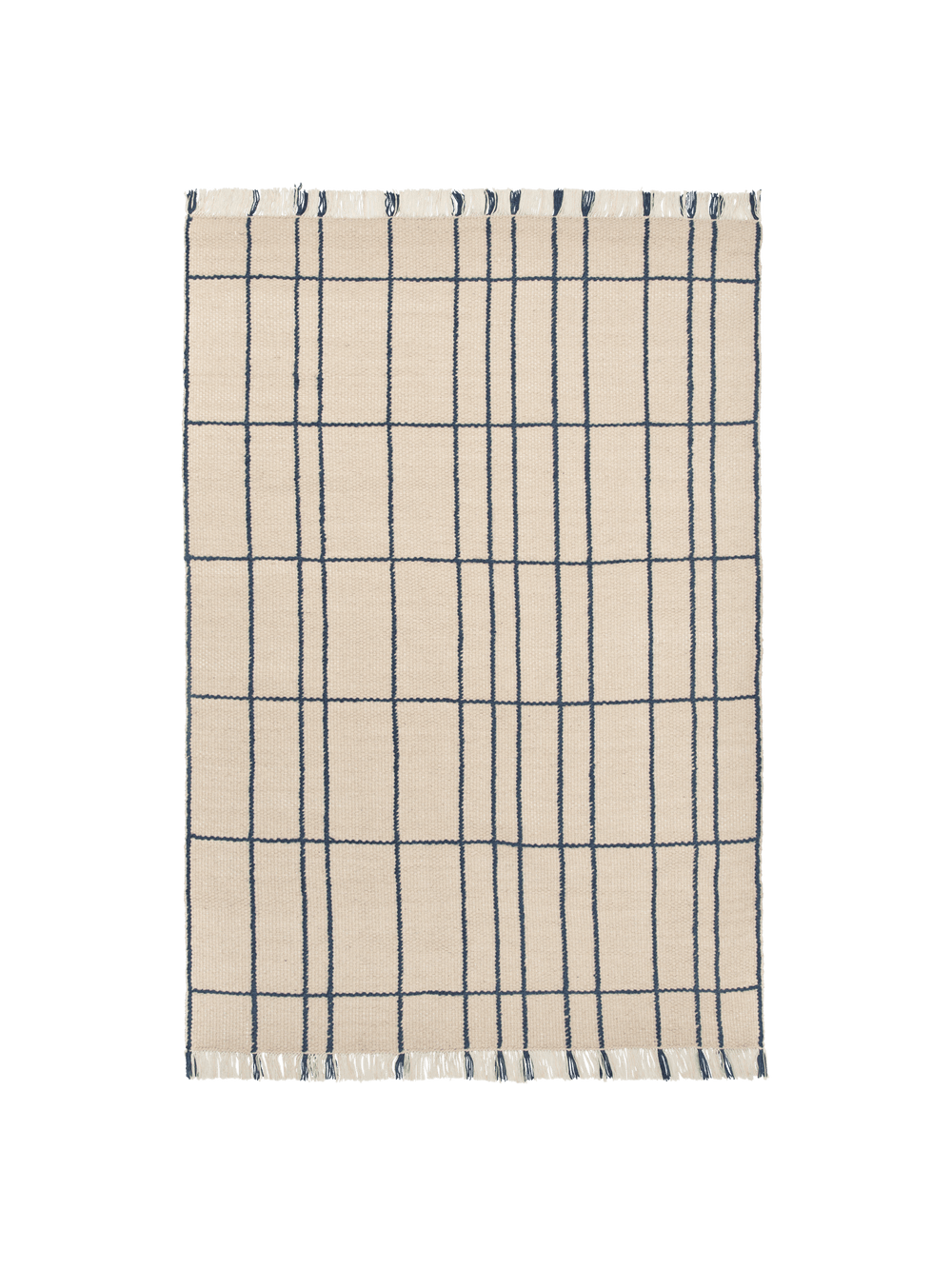 Sense Blue Rug Sen Rug - Beige/Blue – Ferm Living