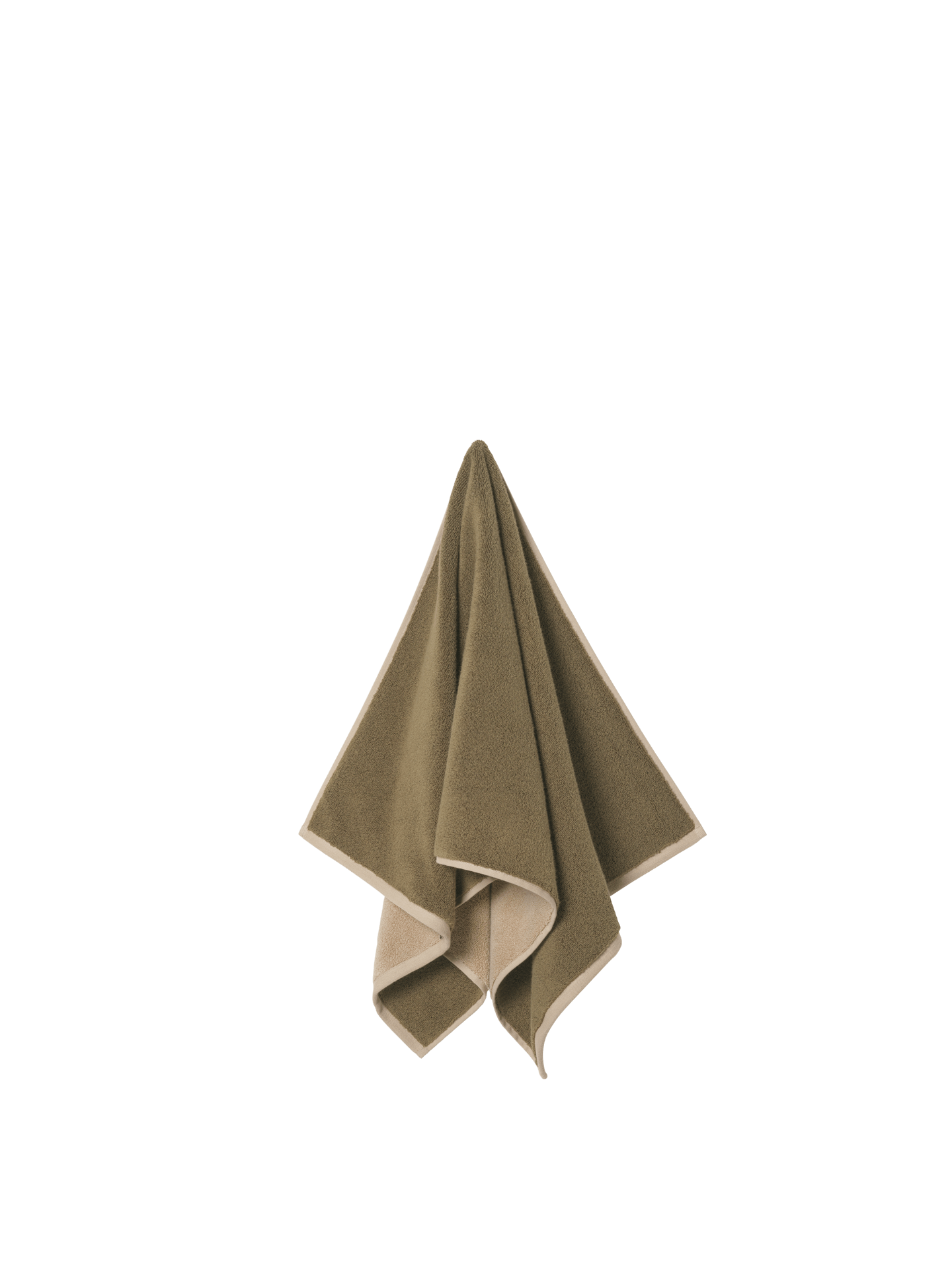 Ekko Hand Towel - Olive/Cashmere