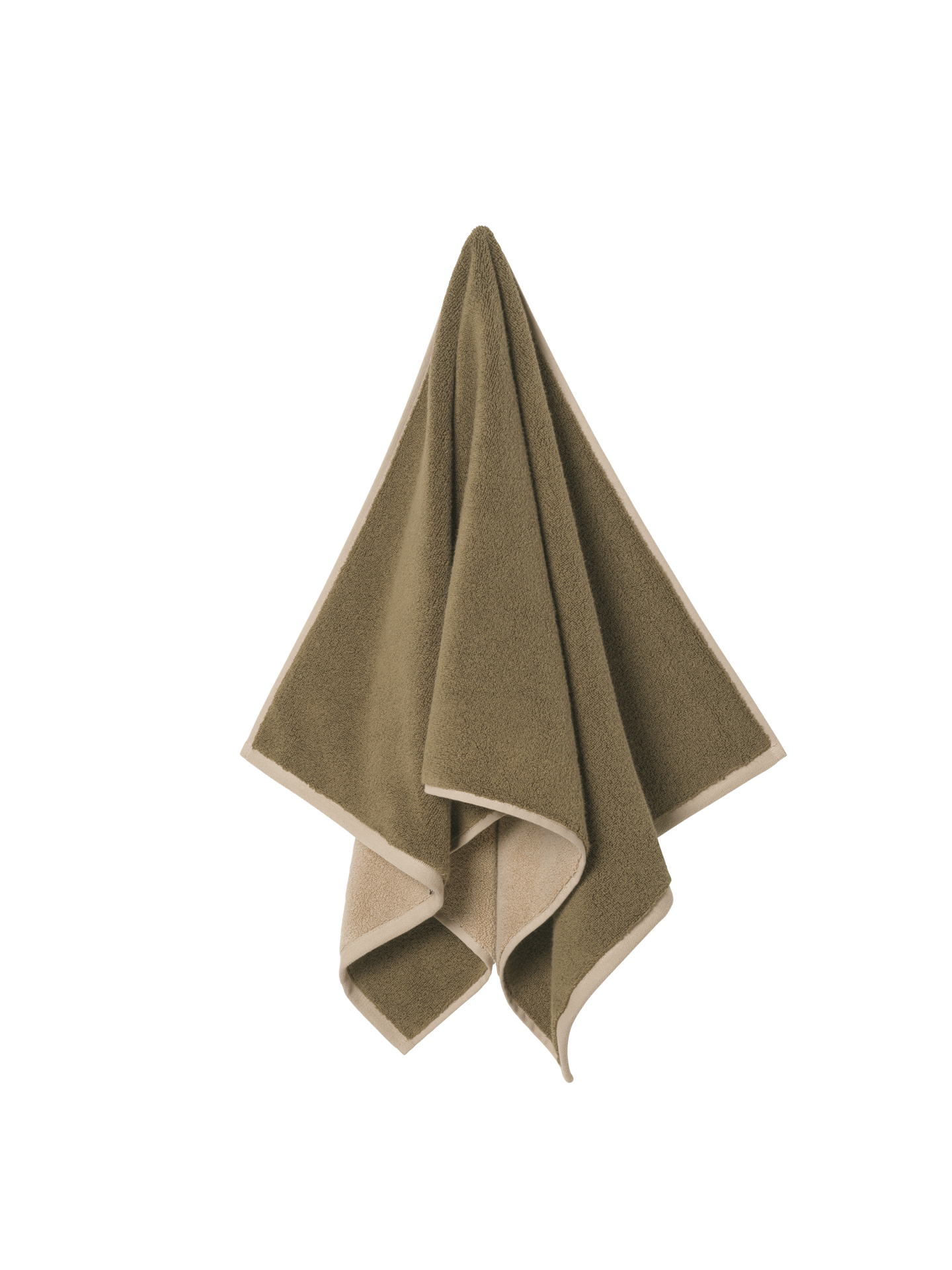 Ekko Bath Towel - Olive/Cashmere