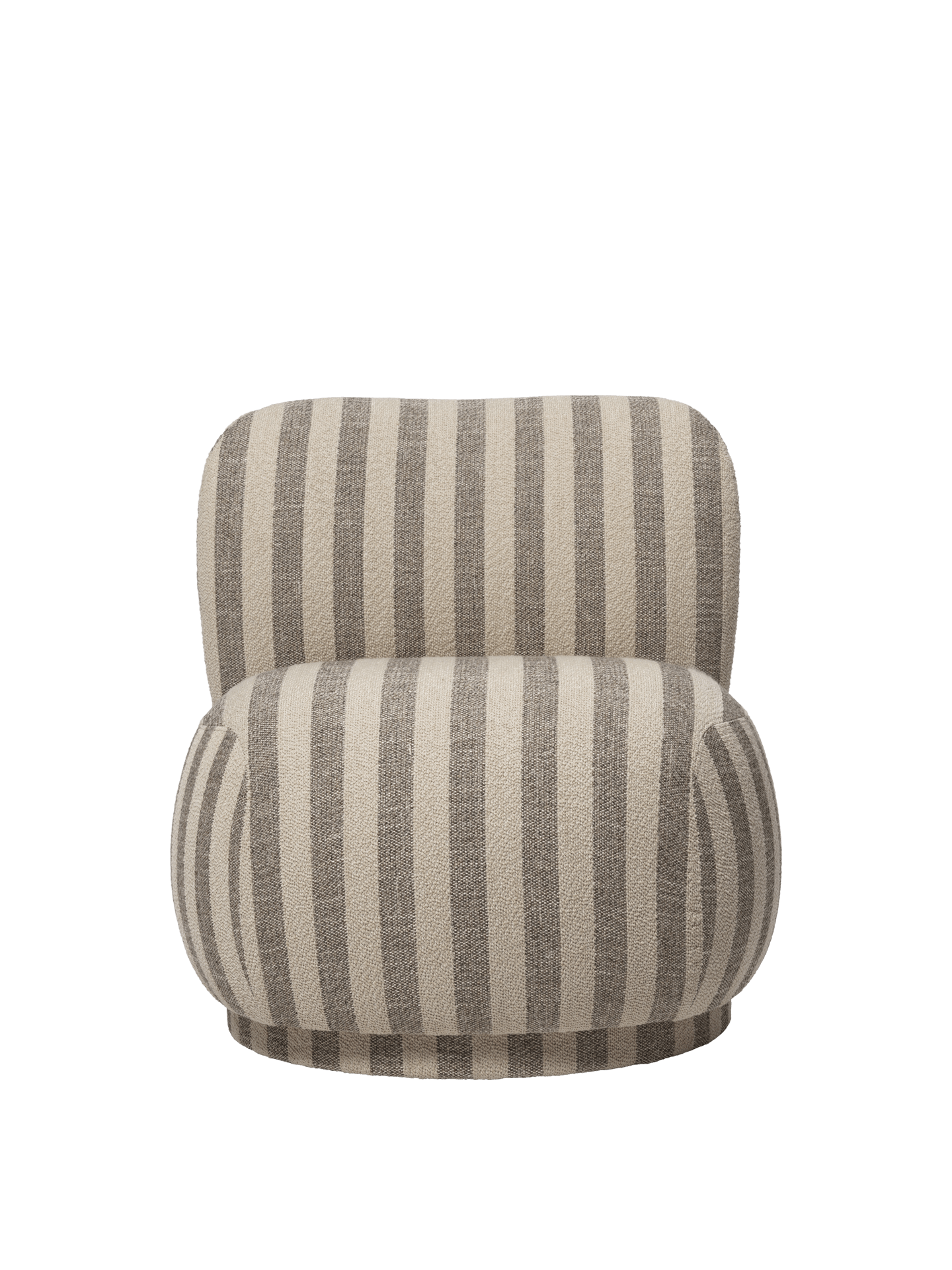 Rico Piccolo Lounge Chair - Swivel - Louisiana - Sand/Off-White