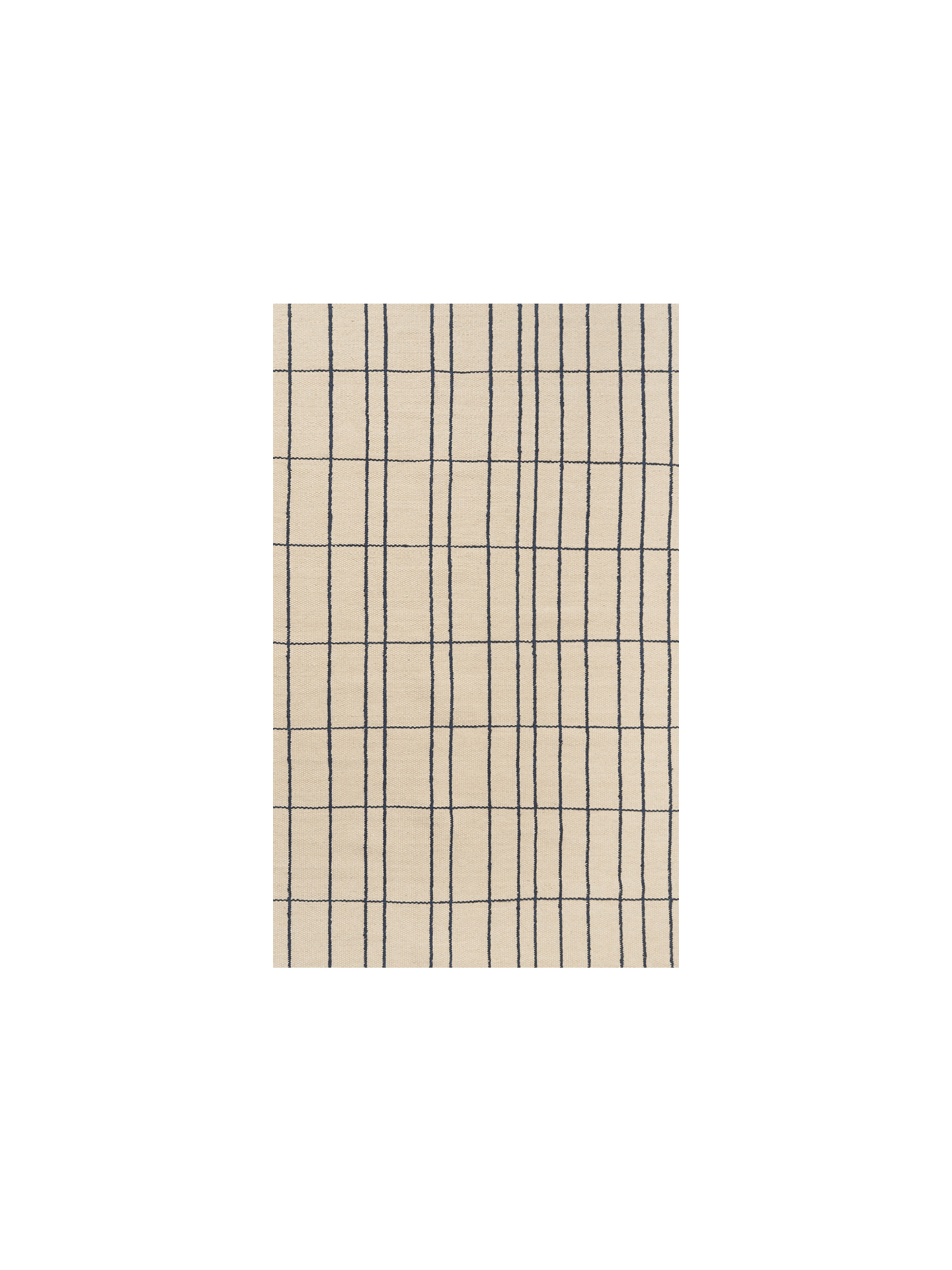 Rug Sample - Sen - Parchment/Indigo