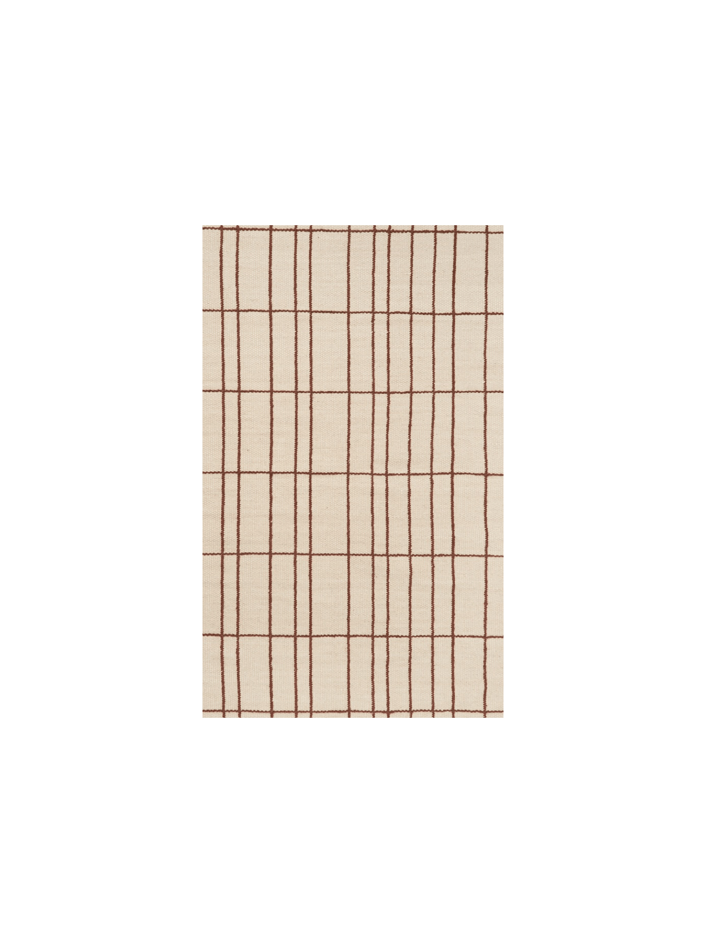 Rug Sample - Sen - Parchment/Chestnut