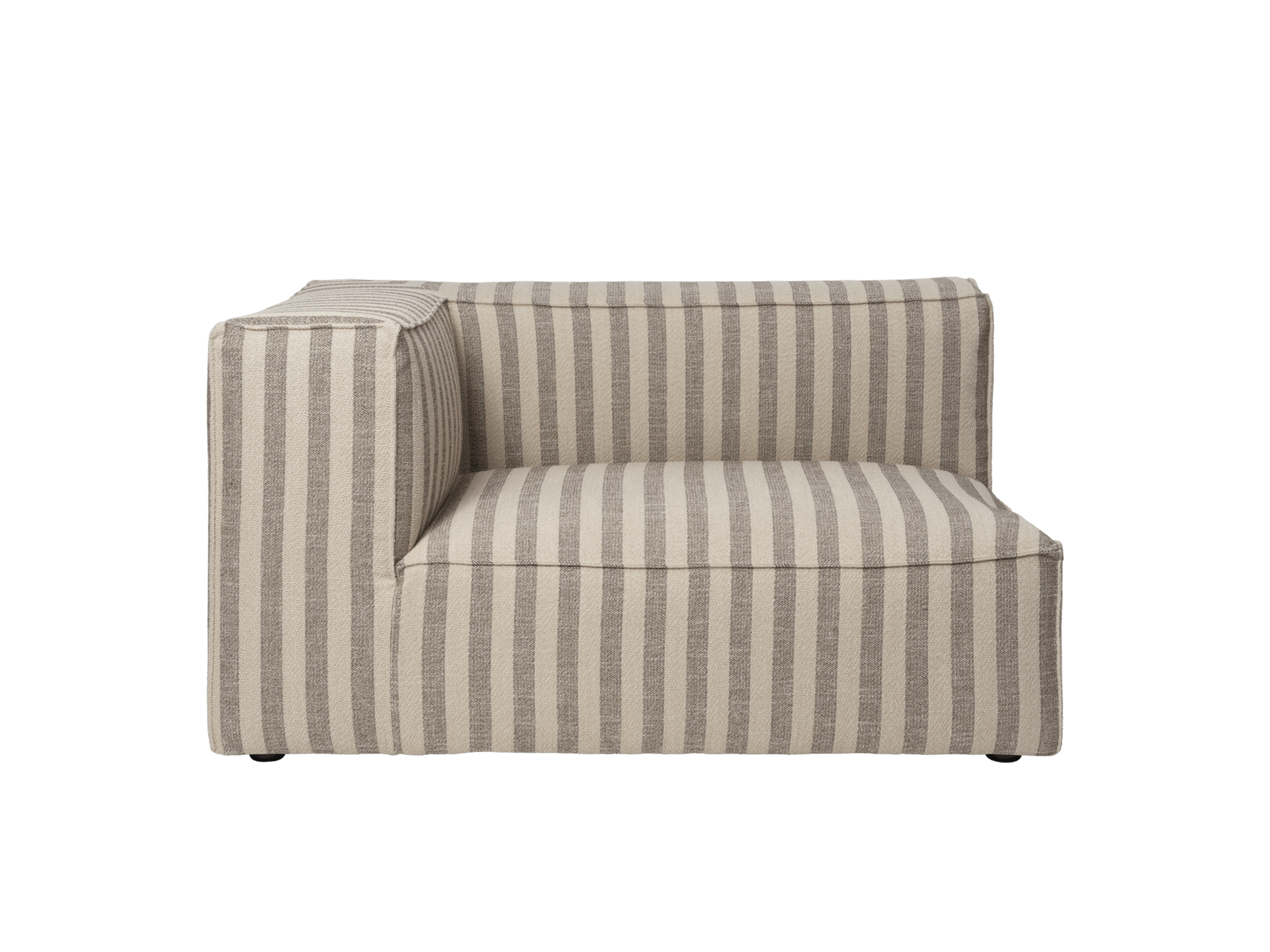 Catena Sofa Armrest Left L400 - Louisiana - Sand/Off-White