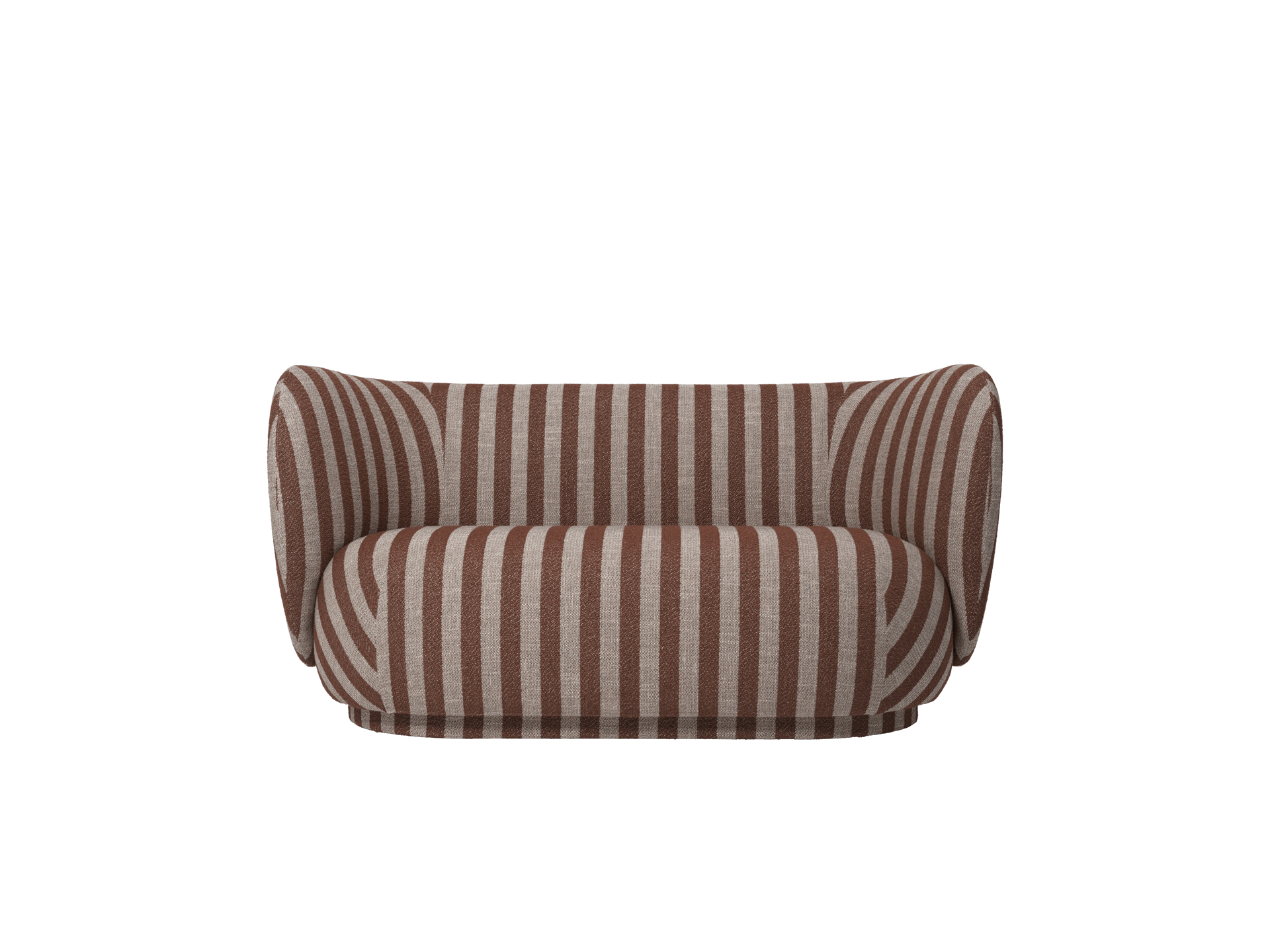 Rico Sofa 2-seater - Louisiana - Sand/Chocolate