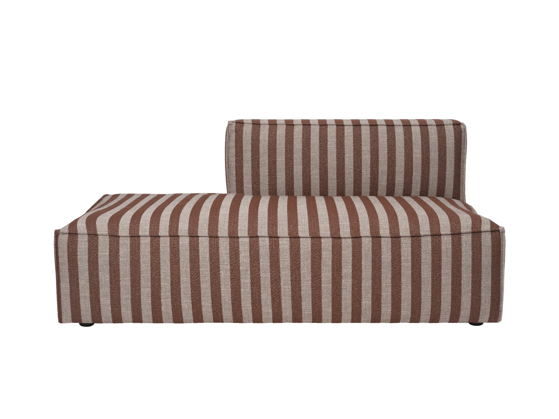 Catena Sofa Open End Left L300 - Louisiana - Sand/Chocolate