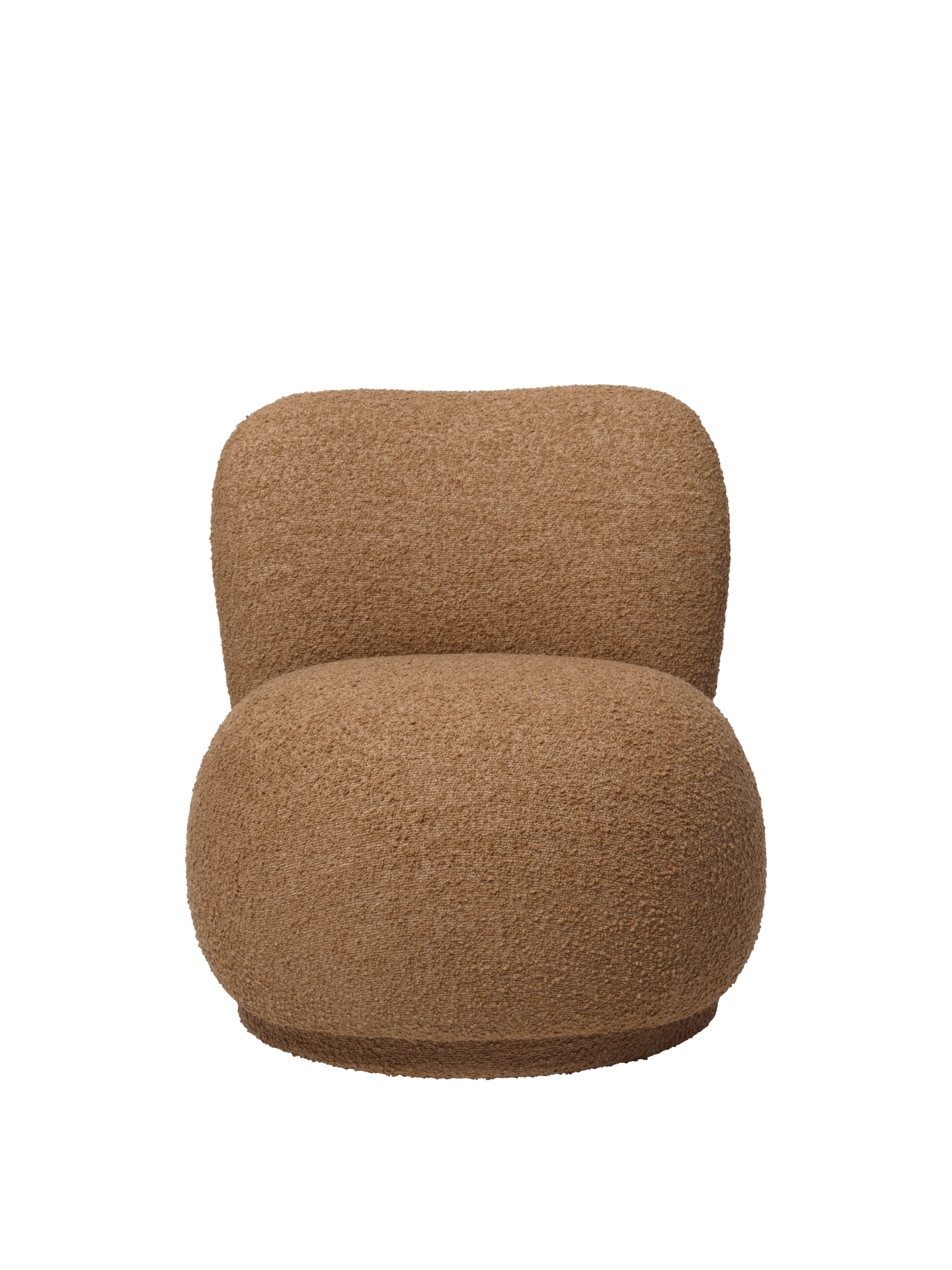 Rico Piccolo Lounge Chair - Raw Bouclé - Tan