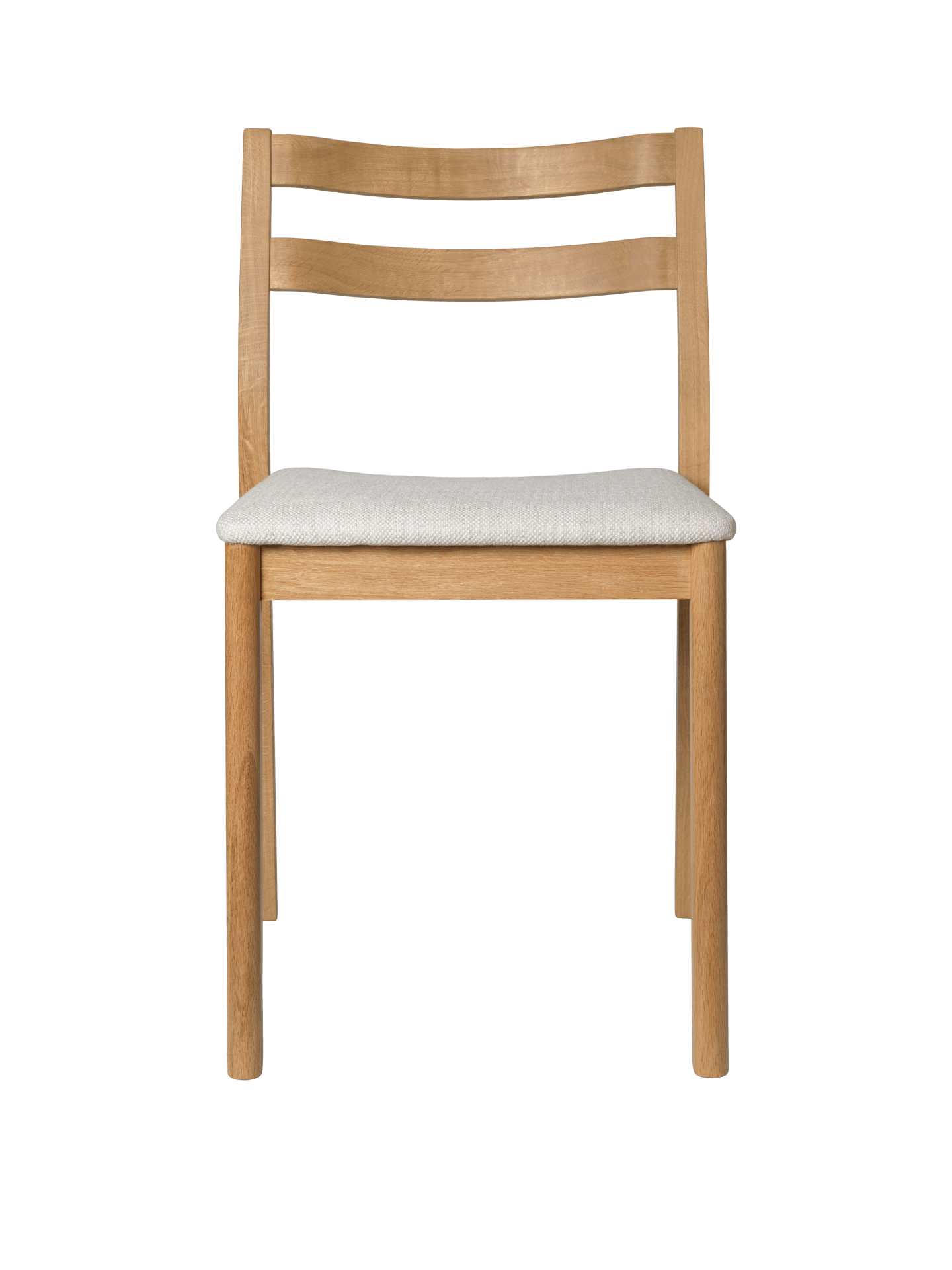 Boda Dining Chair - Upholstered Seat - Staple - Natural Oak/Off-White