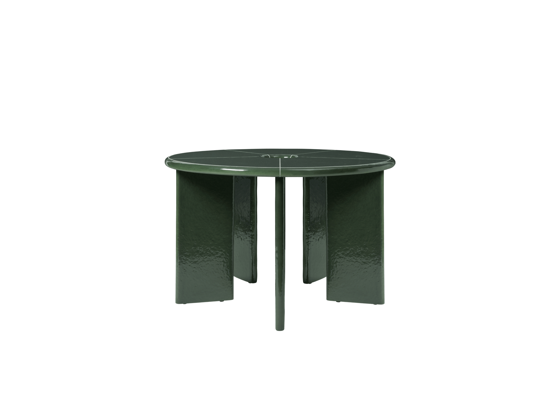 Deya Dining Table - Dark Green