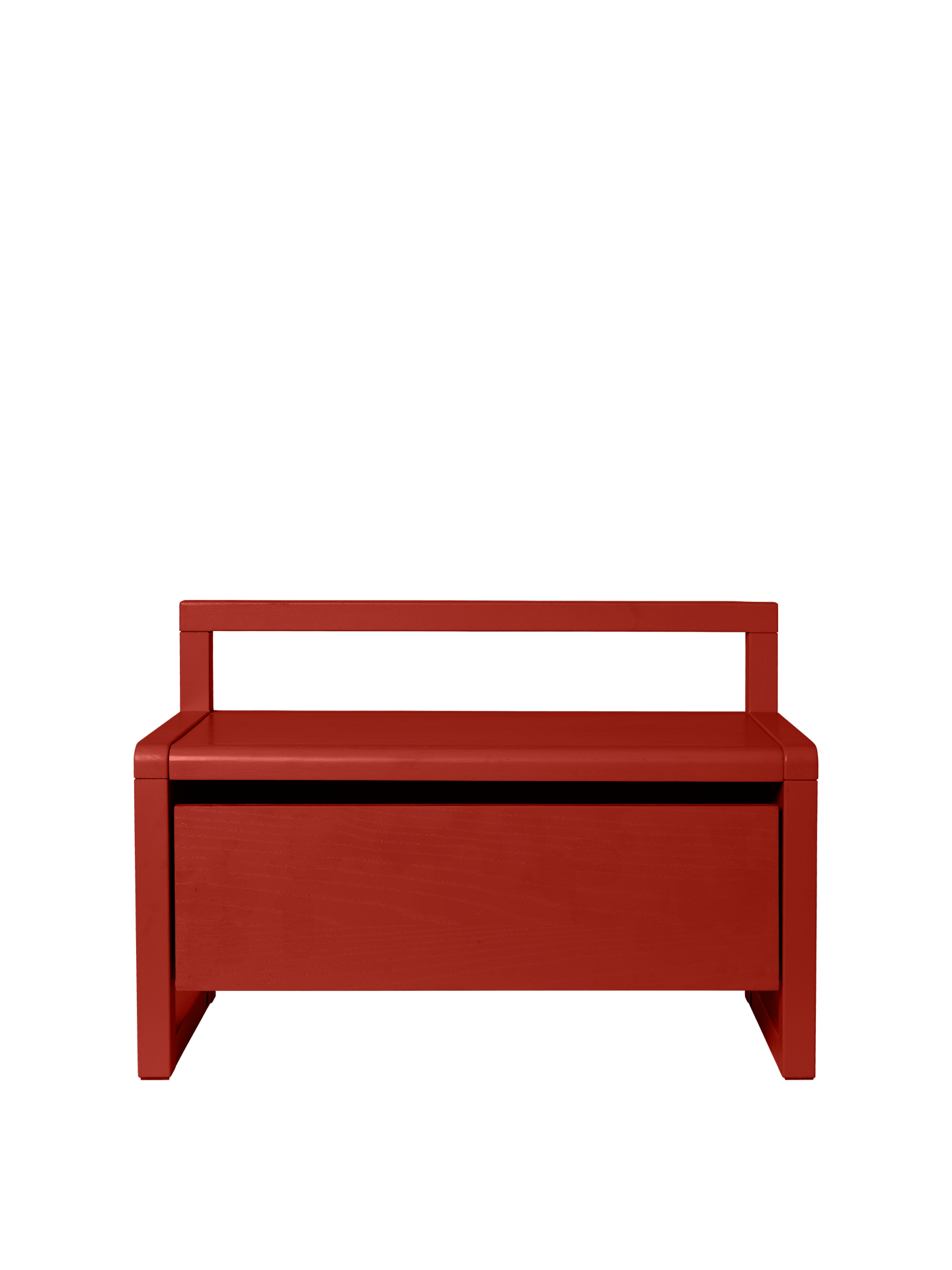 Little Architect Storage Bench - Poppy Red