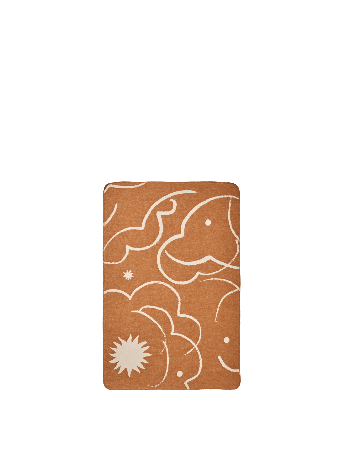 Skye Blanket - Sienna/Parchment