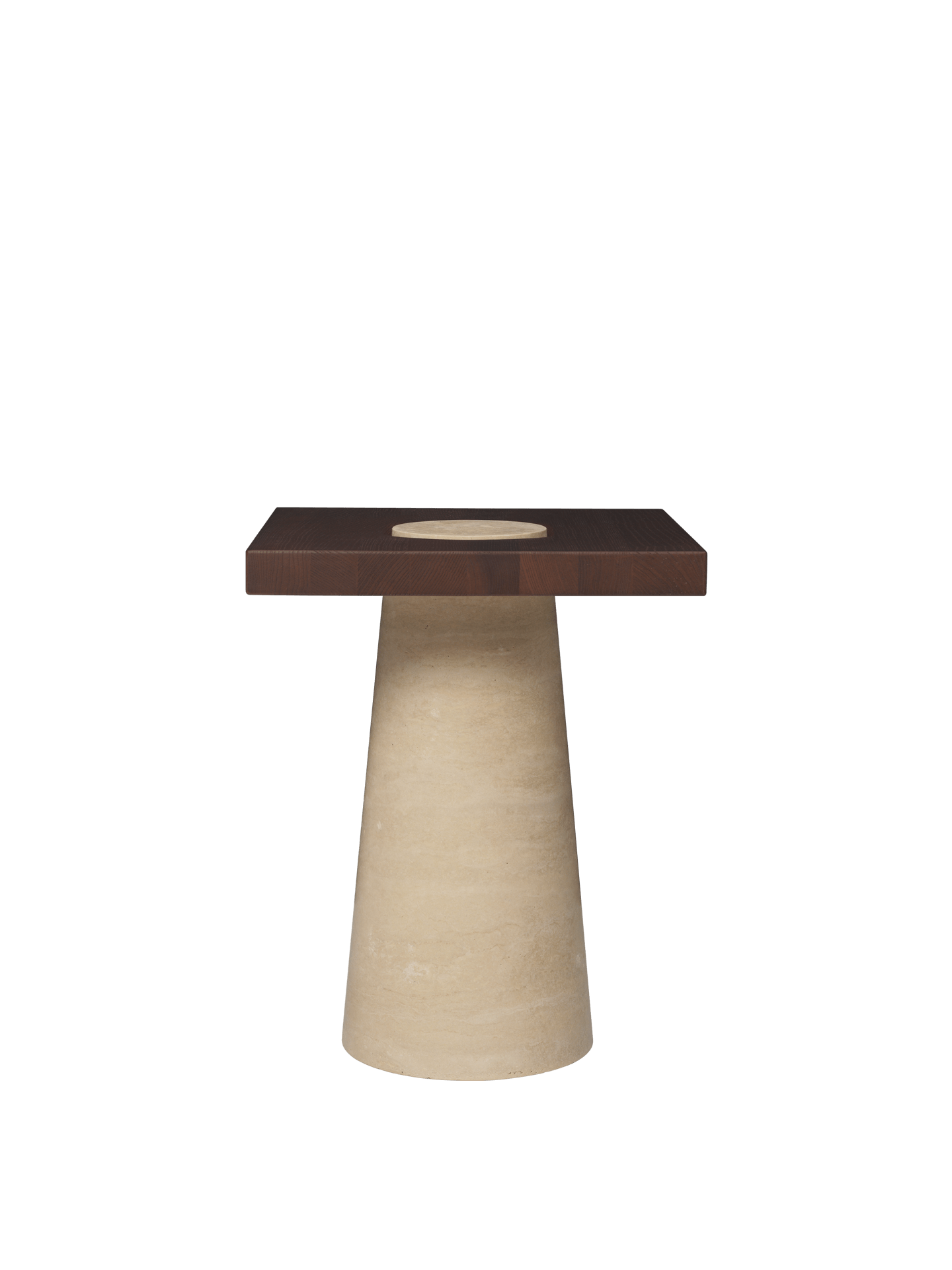 Grova Side Table - Travertine