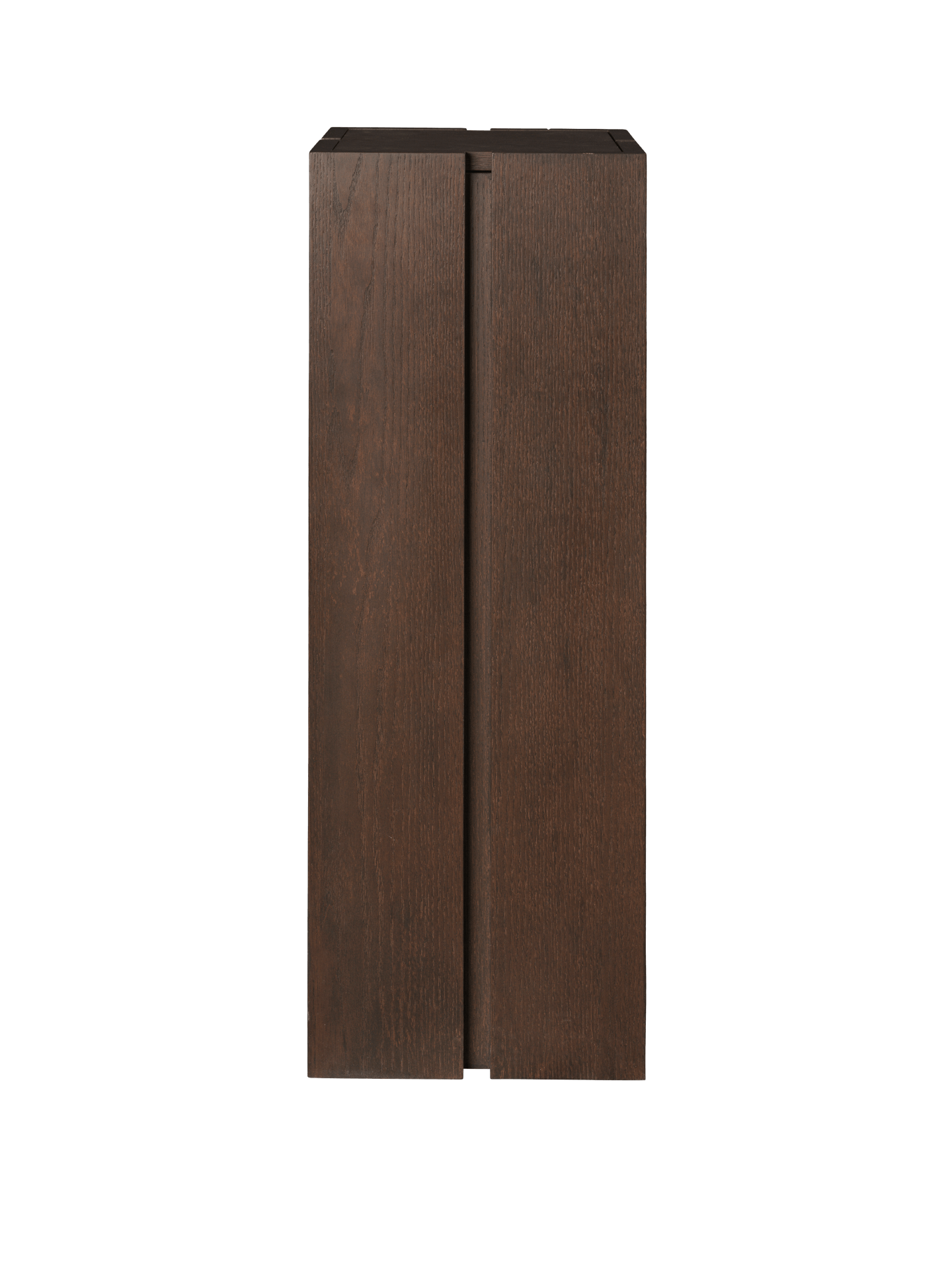 Parcel Pedestal - Dark Stained Oak