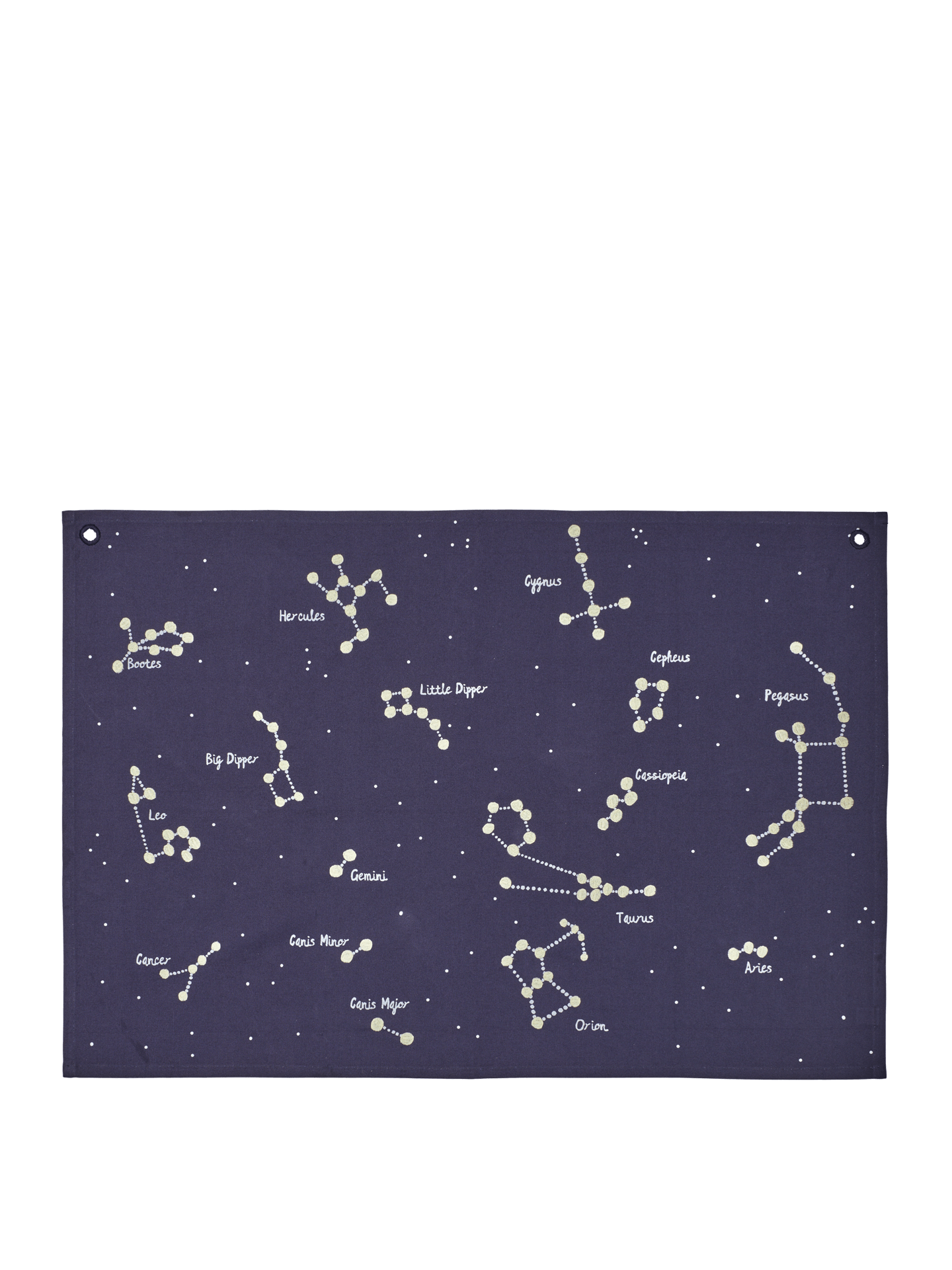 Constellation Textile Map - Dark Blue